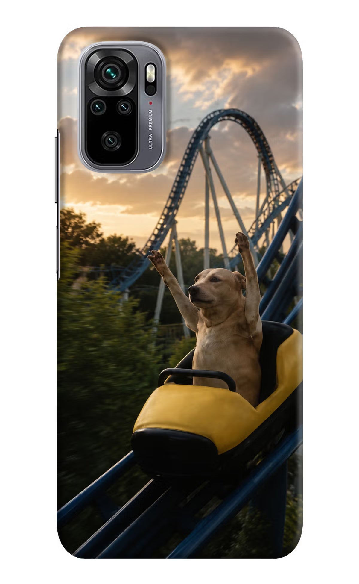 Rollercoaster Dog Redmi Note 10/10S Back Cover - Rollercoaster Dog Redmi Note 10/10S Back Cover Rollercoaster Dog Redmi Note 10/10S Back Cover