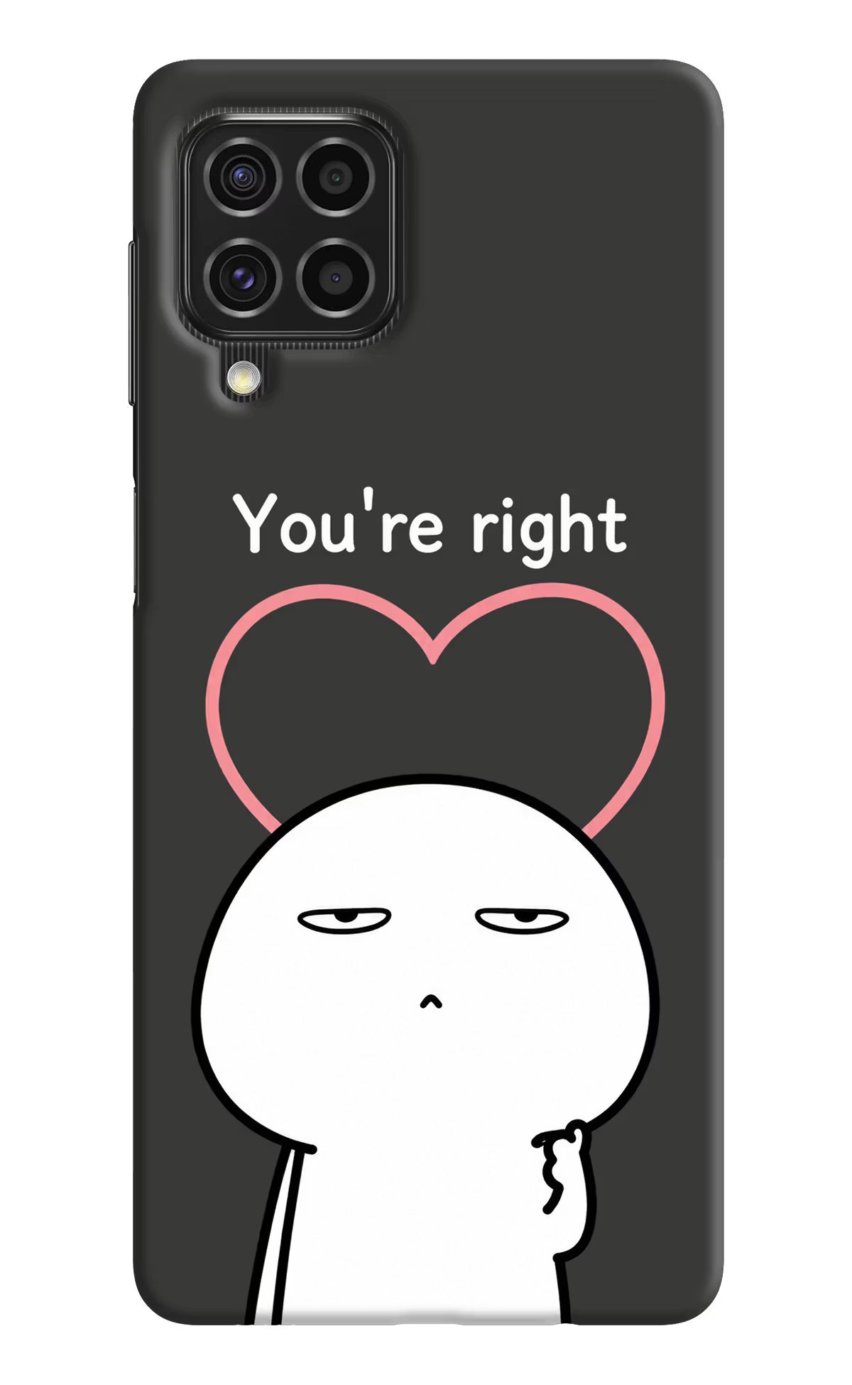 You're Right Samsung F62 Back Cover - You're Right Samsung F62 Back Cover You're Right Samsung F62 Back Cover