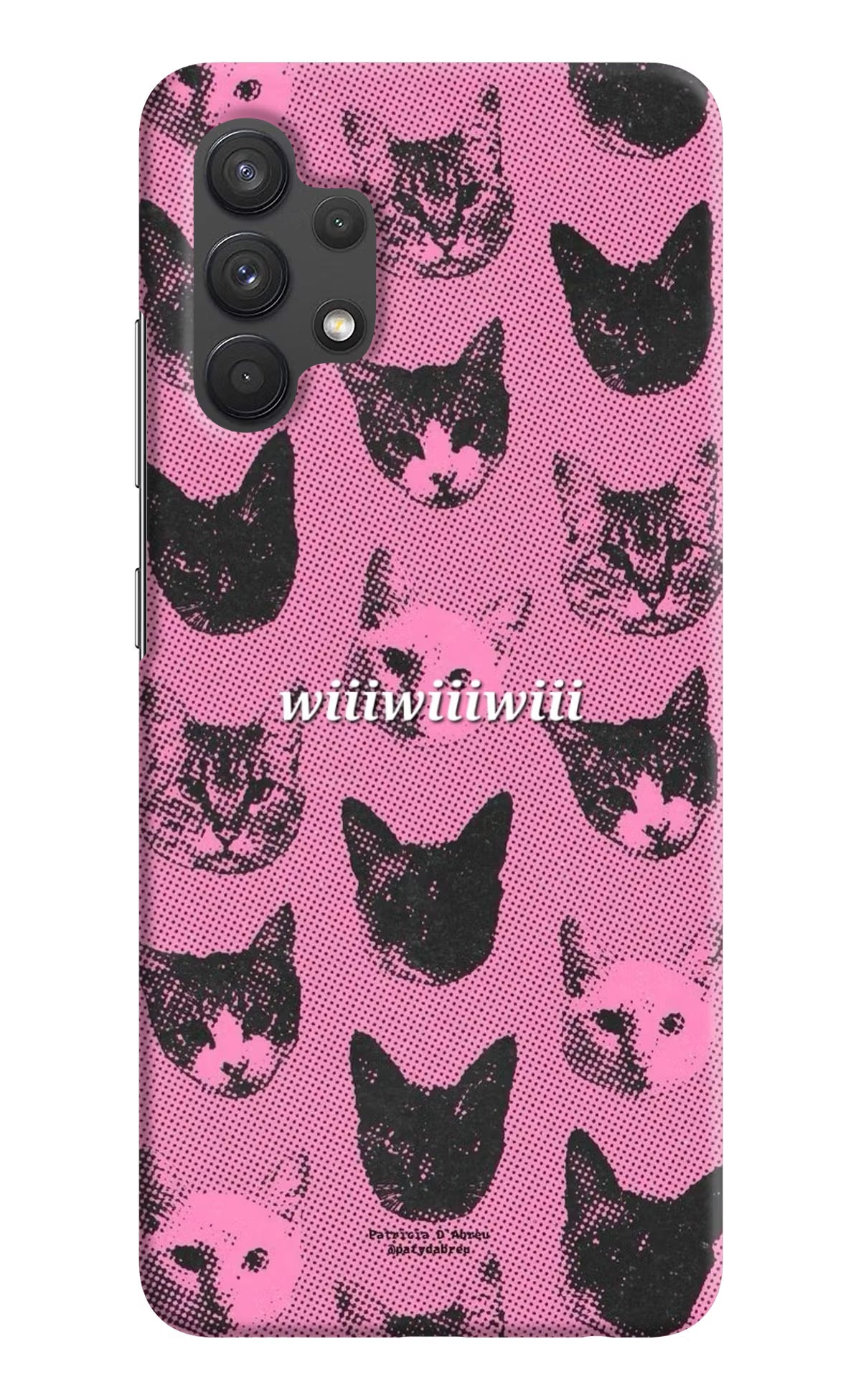 Pink Cats Samsung A32 4G Back Cover - Pink Cats Samsung A32 4G Back Cover Pink Cats Samsung A32 4G Back Cover