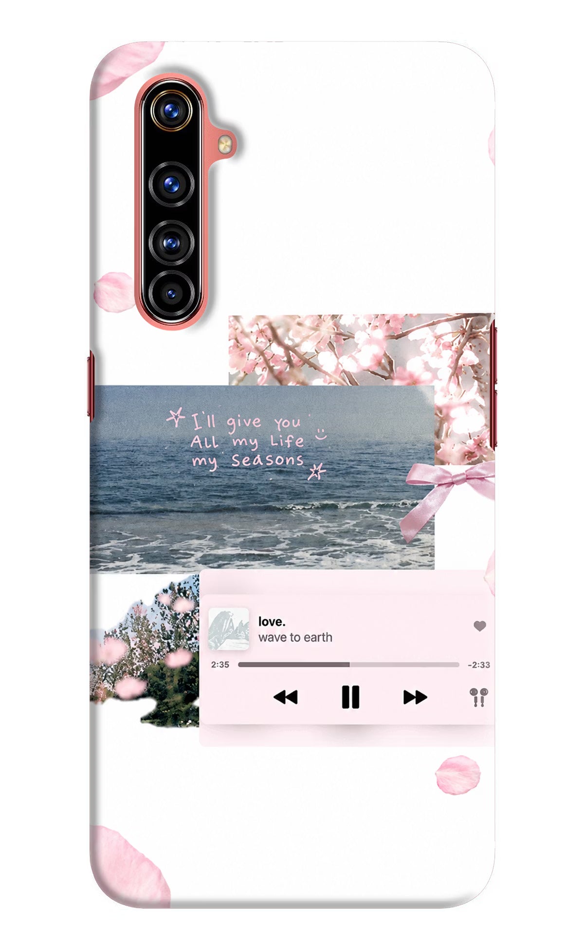 Wave to earth Realme X50 Pro Back Cover - Wave to earth Realme X50 Pro Back Cover Wave to earth Realme X50 Pro Back Cover