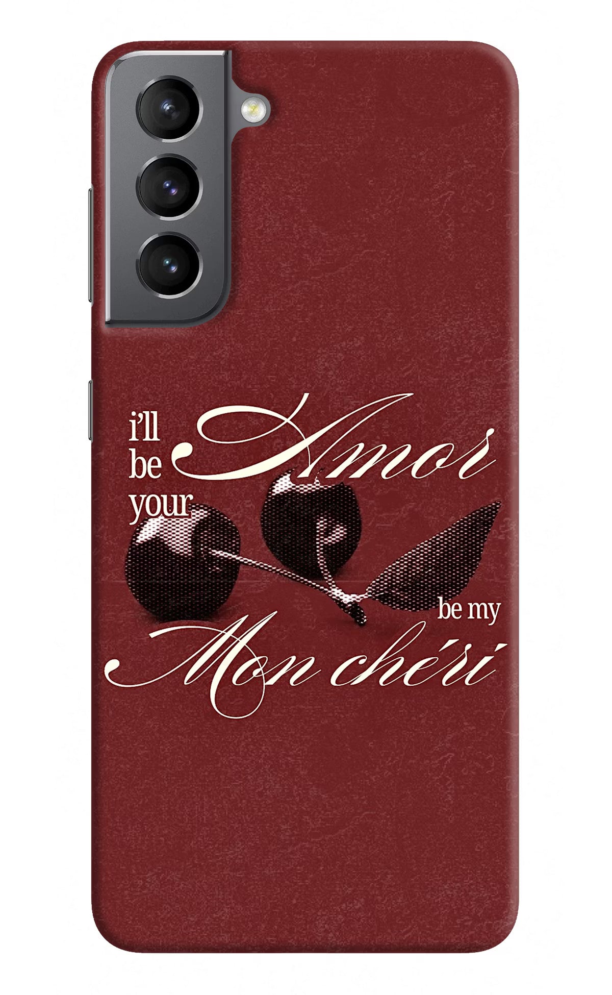 Velvet Cherry Samsung S21 Plus Back Cover - Velvet Cherry Samsung S21 Plus Back Cover Velvet Cherry Samsung S21 Plus Back Cover