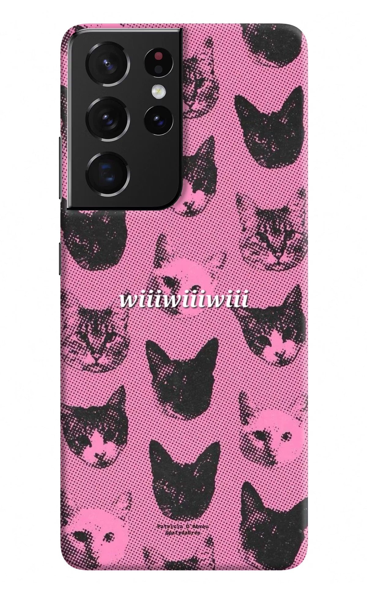 Pink Cats Samsung S21 Ultra Back Cover - Pink Cats Samsung S21 Ultra Back Cover Pink Cats Samsung S21 Ultra Back Cover