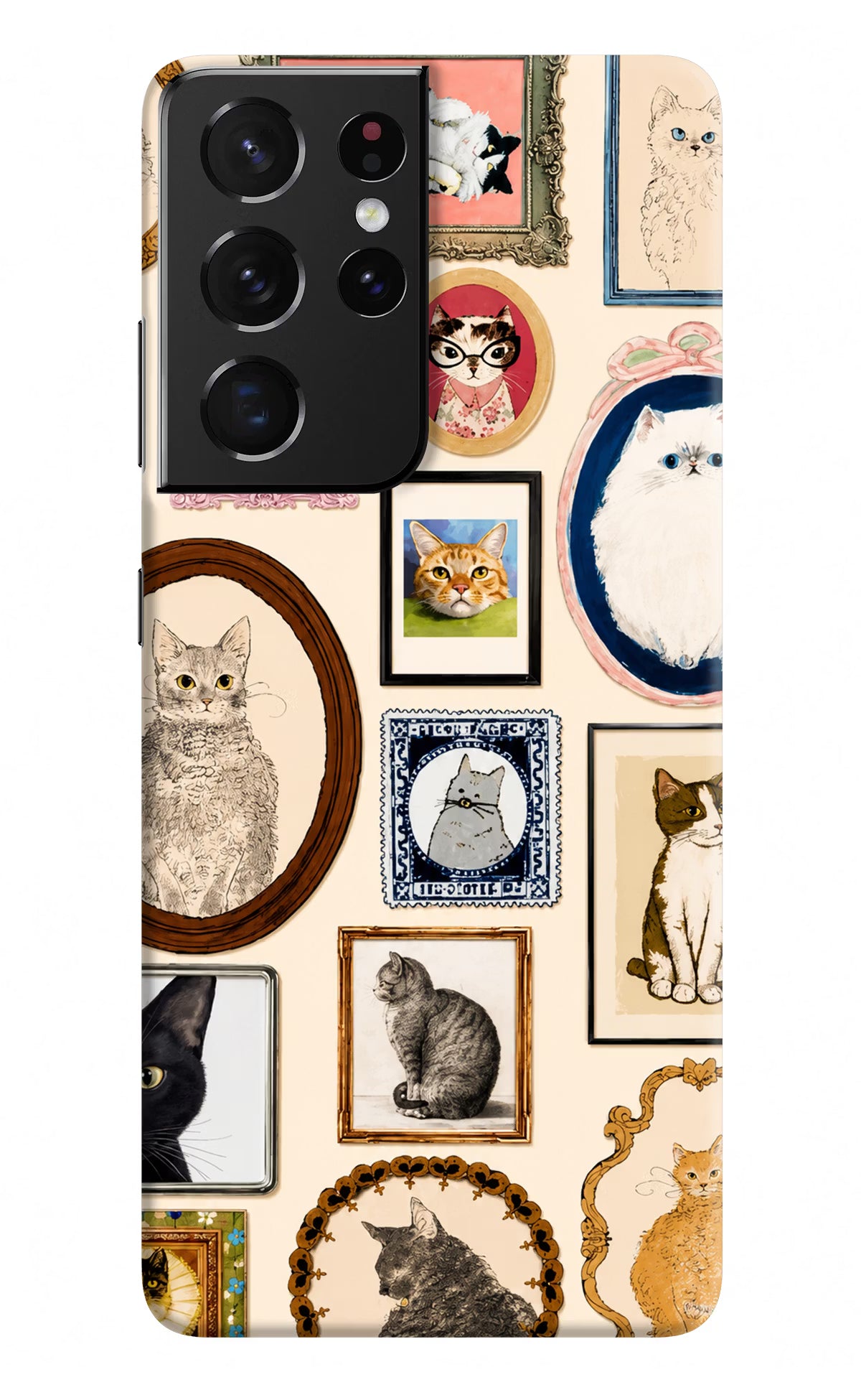 Mirror Cats Samsung S21 Ultra Back Cover - Mirror Cats Samsung S21 Ultra Back Cover Mirror Cats Samsung S21 Ultra Back Cover