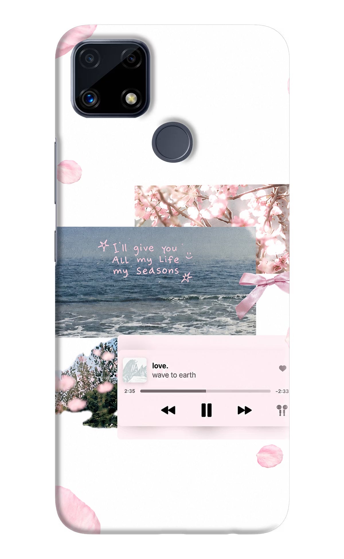 Wave to earth Realme C25/C25s Back Cover - Wave to earth Realme C25/C25s Back Cover Wave to earth Realme C25/C25s Back Cover