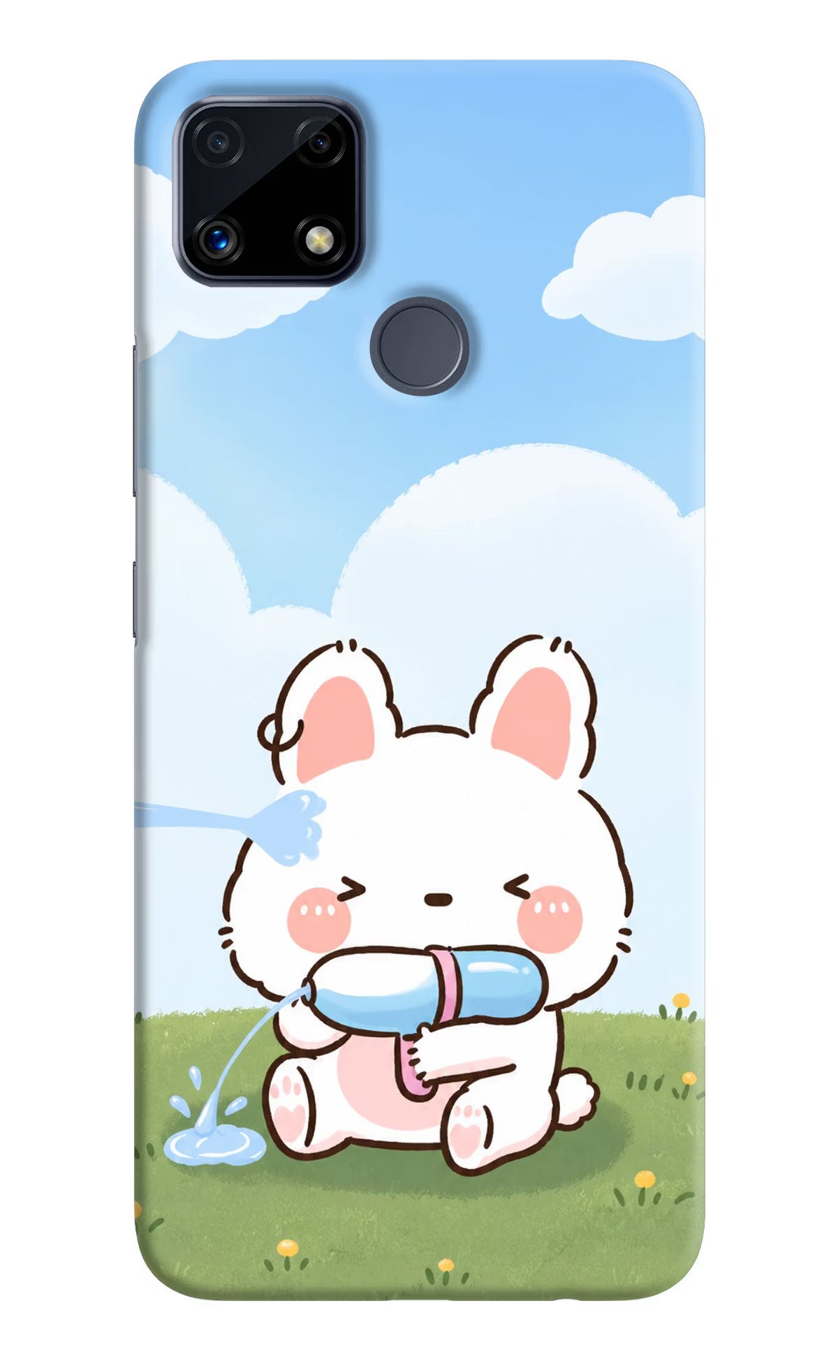 Bunny Treat Realme C25/C25s Back Cover - Bunny Treat Realme C25/C25s Back Cover Bunny Treat Realme C25/C25s Back Cover