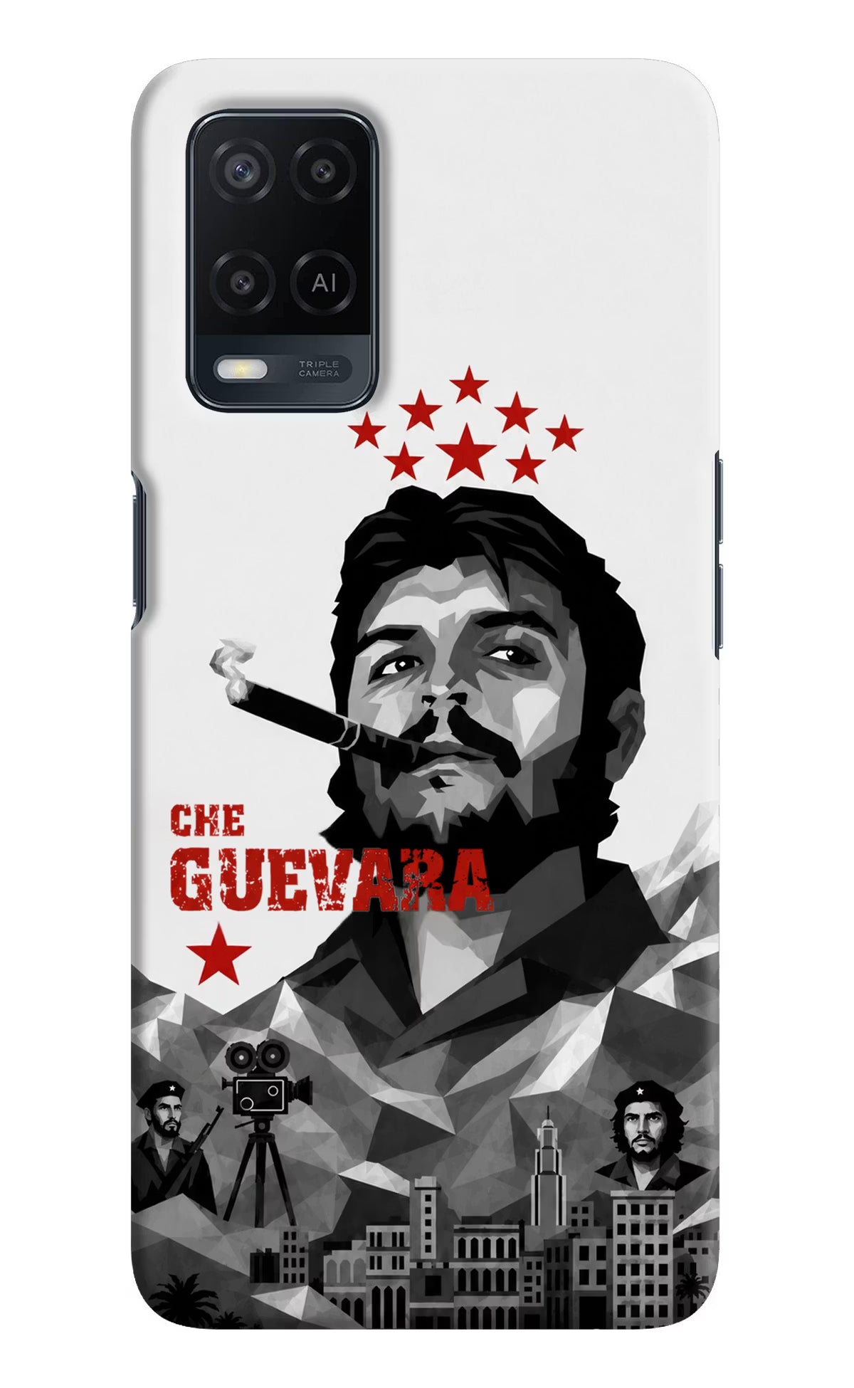 Che Guevara Iconic Oppo A54 Back Cover - Che Guevara Iconic Oppo A54 Back Cover Che Guevara Iconic Oppo A54 Back Cover