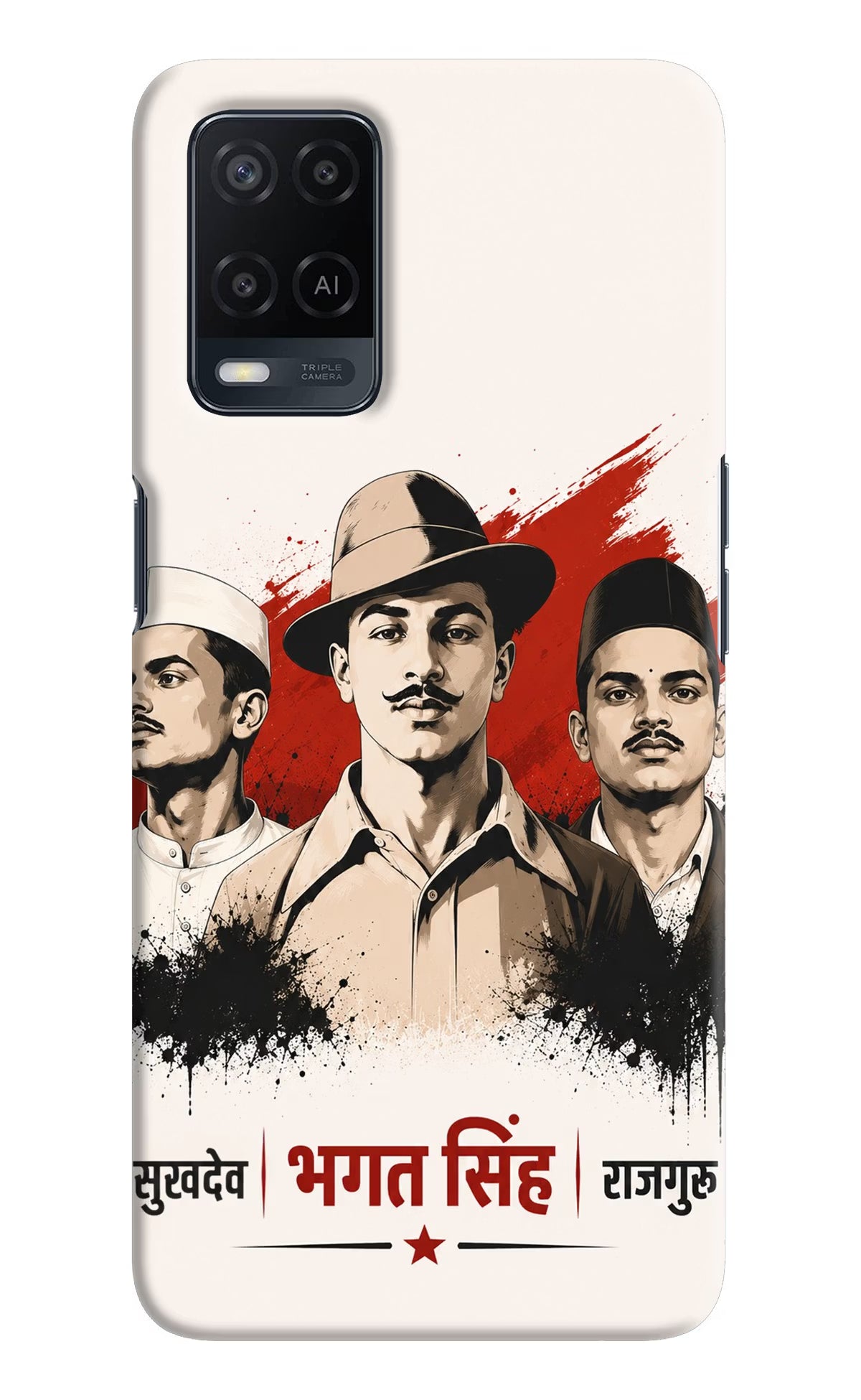 Sardar Patel Iron Will Oppo A54 Back Cover - Sardar Patel Iron Will Oppo A54 Back Cover Sardar Patel Iron Will Oppo A54 Back Cover