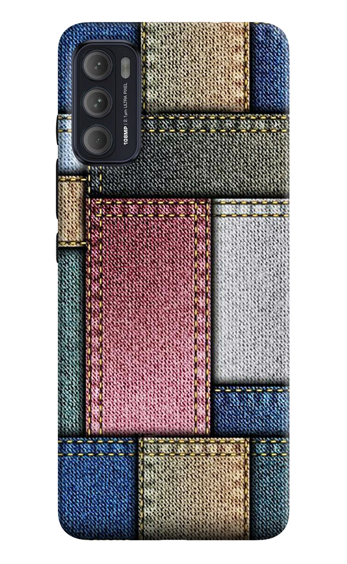 Multicolor Jeans Moto G60/G40 Fusion Back Cover