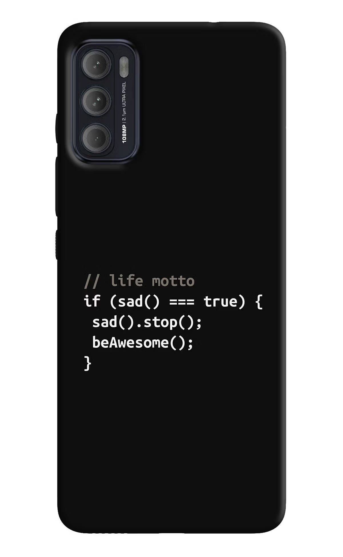 Life Motto Code Moto G60/G40 Fusion Back Cover - Life Motto Code Moto G60/G40 Fusion Back Cover Life Motto Code Moto G60/G40 Fusion Back Cover