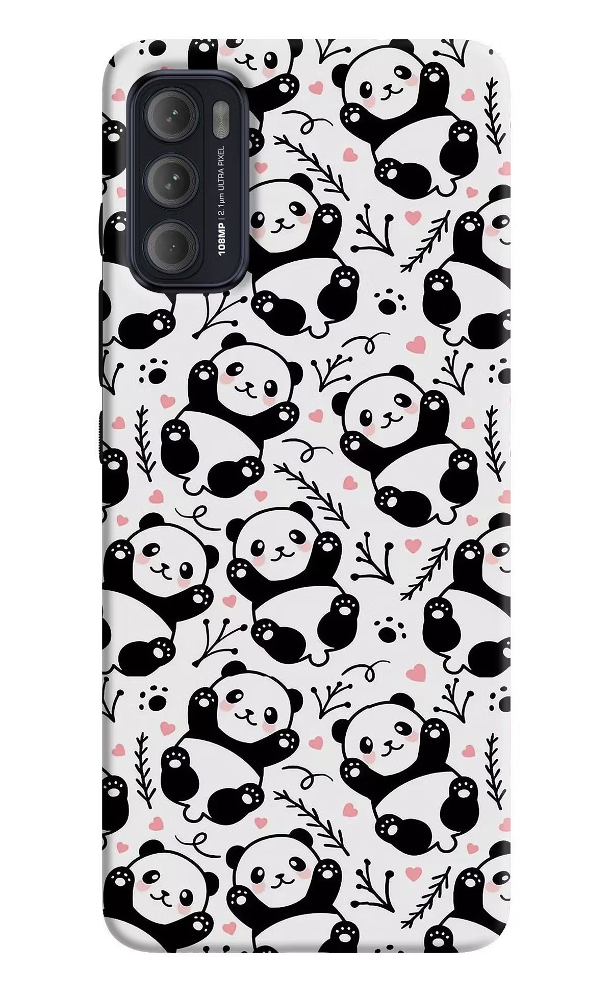 Cute Panda Moto G60/G40 Fusion Back Cover