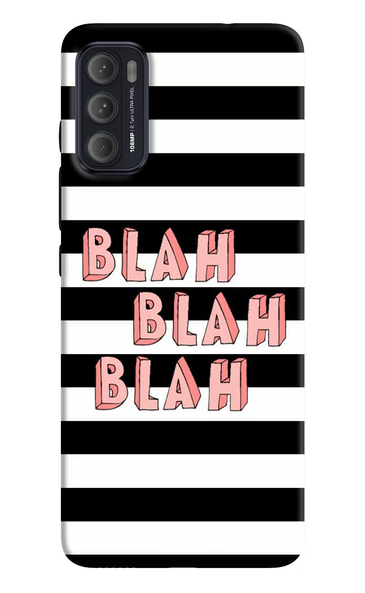 Blah Blah Blah Moto G60/G40 Fusion Back Cover - Blah Blah Blah Moto G60/G40 Fusion Back Cover Blah Blah Blah Moto G60/G40 Fusion Back Cover