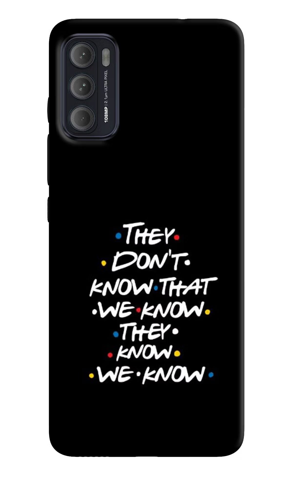 FRIENDS Dialogue Moto G60/G40 Fusion Back Cover - FRIENDS Dialogue Moto G60/G40 Fusion Back Cover FRIENDS Dialogue Moto G60/G40 Fusion Back Cover