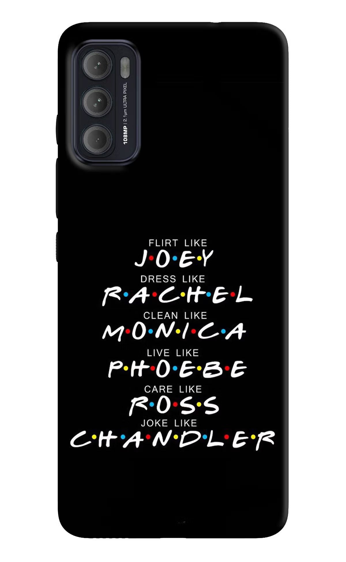 FRIENDS Character Moto G60/G40 Fusion Back Cover - FRIENDS Character Moto G60/G40 Fusion Back Cover FRIENDS Character Moto G60/G40 Fusion Back Cover