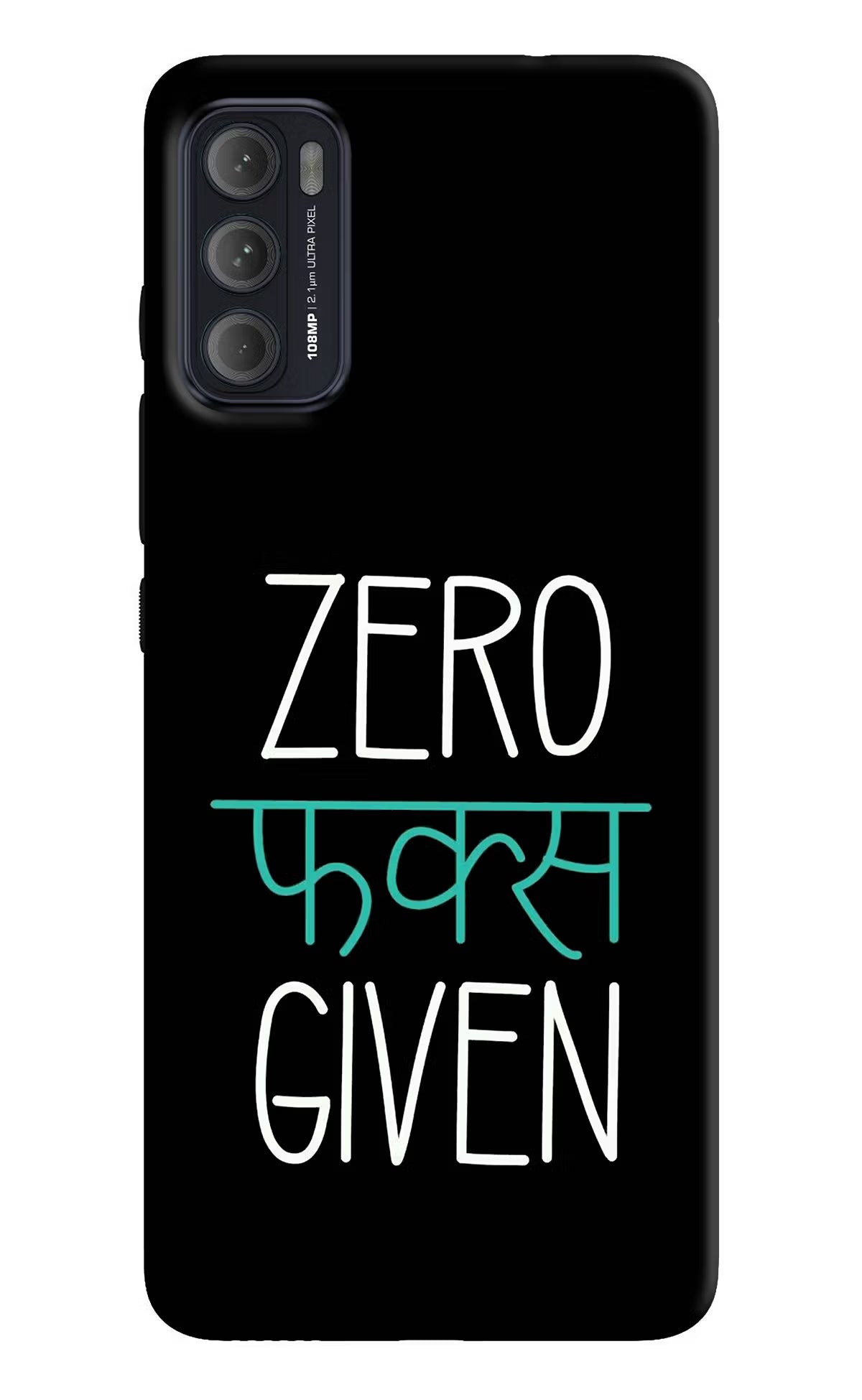 Zero Fucks Given Moto G60/G40 Fusion Back Cover - Zero Fucks Given Moto G60/G40 Fusion Back Cover Zero Fucks Given Moto G60/G40 Fusion Back Cover