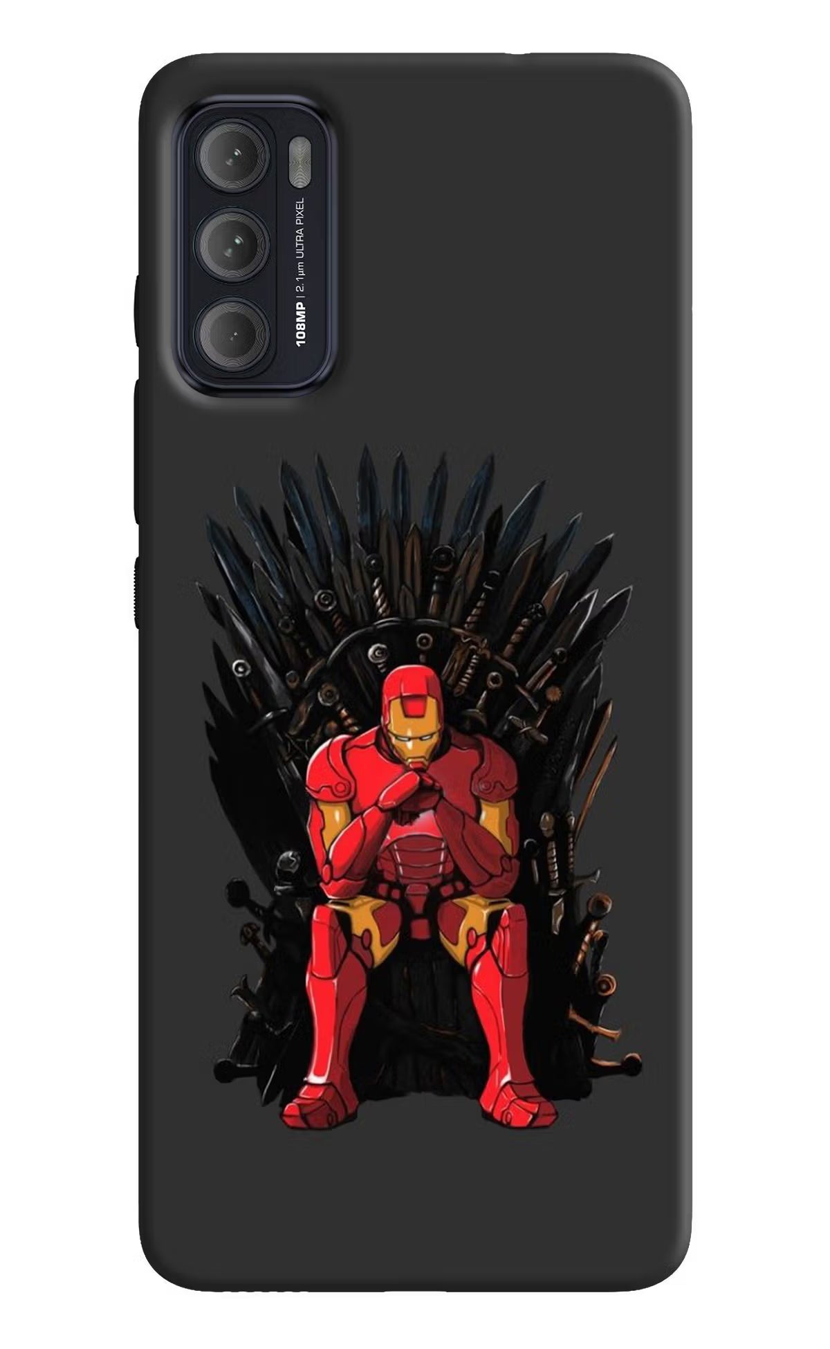 Ironman Throne Moto G60/G40 Fusion Back Cover - Ironman Throne Moto G60/G40 Fusion Back Cover Ironman Throne Moto G60/G40 Fusion Back Cover