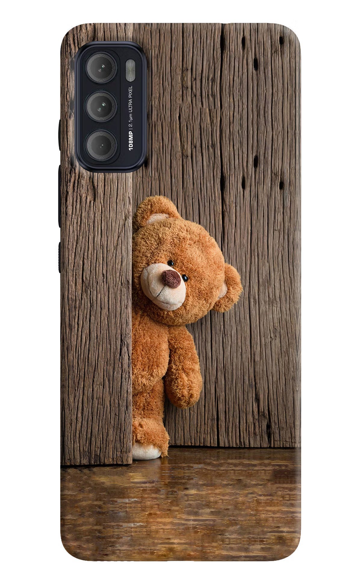 Teddy Wooden Moto G60/G40 Fusion Back Cover - Teddy Wooden Moto G60/G40 Fusion Back Cover Teddy Wooden Moto G60/G40 Fusion Back Cover
