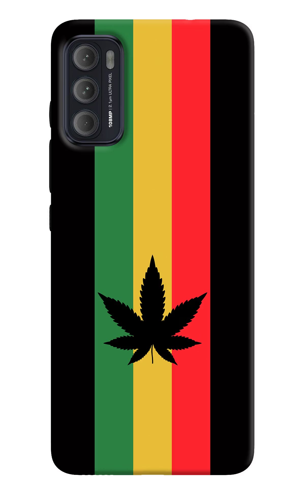 Weed Flag Moto G60/G40 Fusion Back Cover - Weed Flag Moto G60/G40 Fusion Back Cover Weed Flag Moto G60/G40 Fusion Back Cover