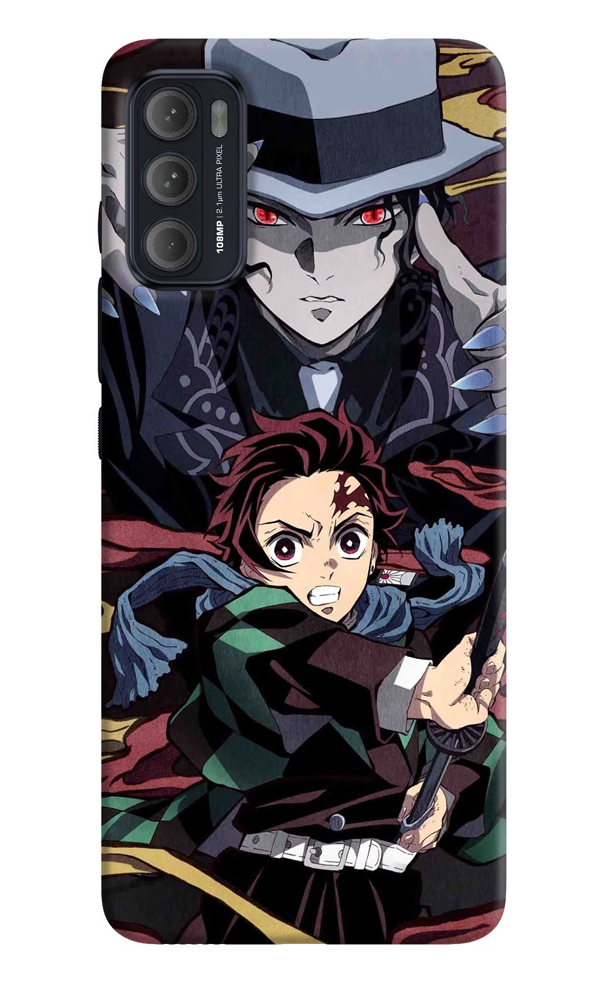 Demon Slayer Moto G60/G40 Fusion Back Cover - Demon Slayer Moto G60/G40 Fusion Back Cover Demon Slayer Moto G60/G40 Fusion Back Cover