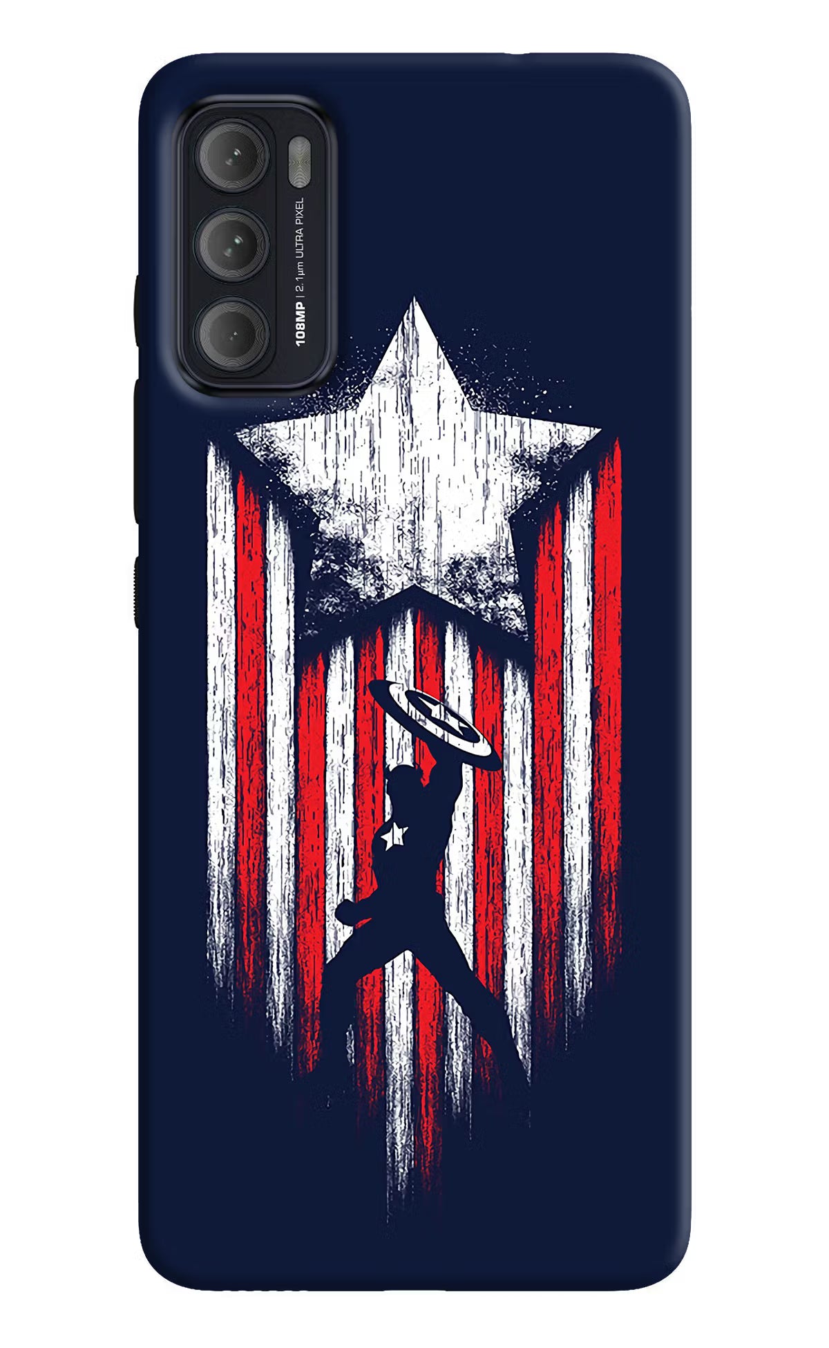 Captain America Marvel Art Moto G60/G40 Fusion Back Cover