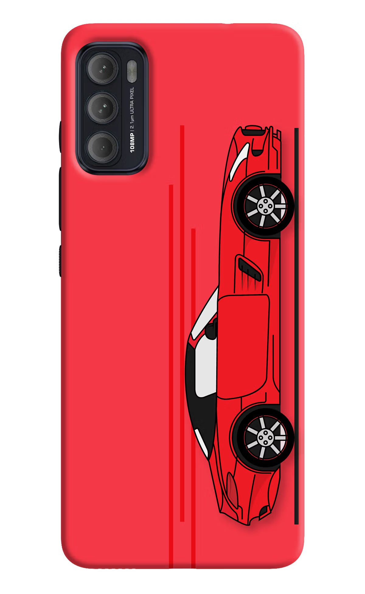 Red Velocity Moto G60/G40 Fusion Back Cover