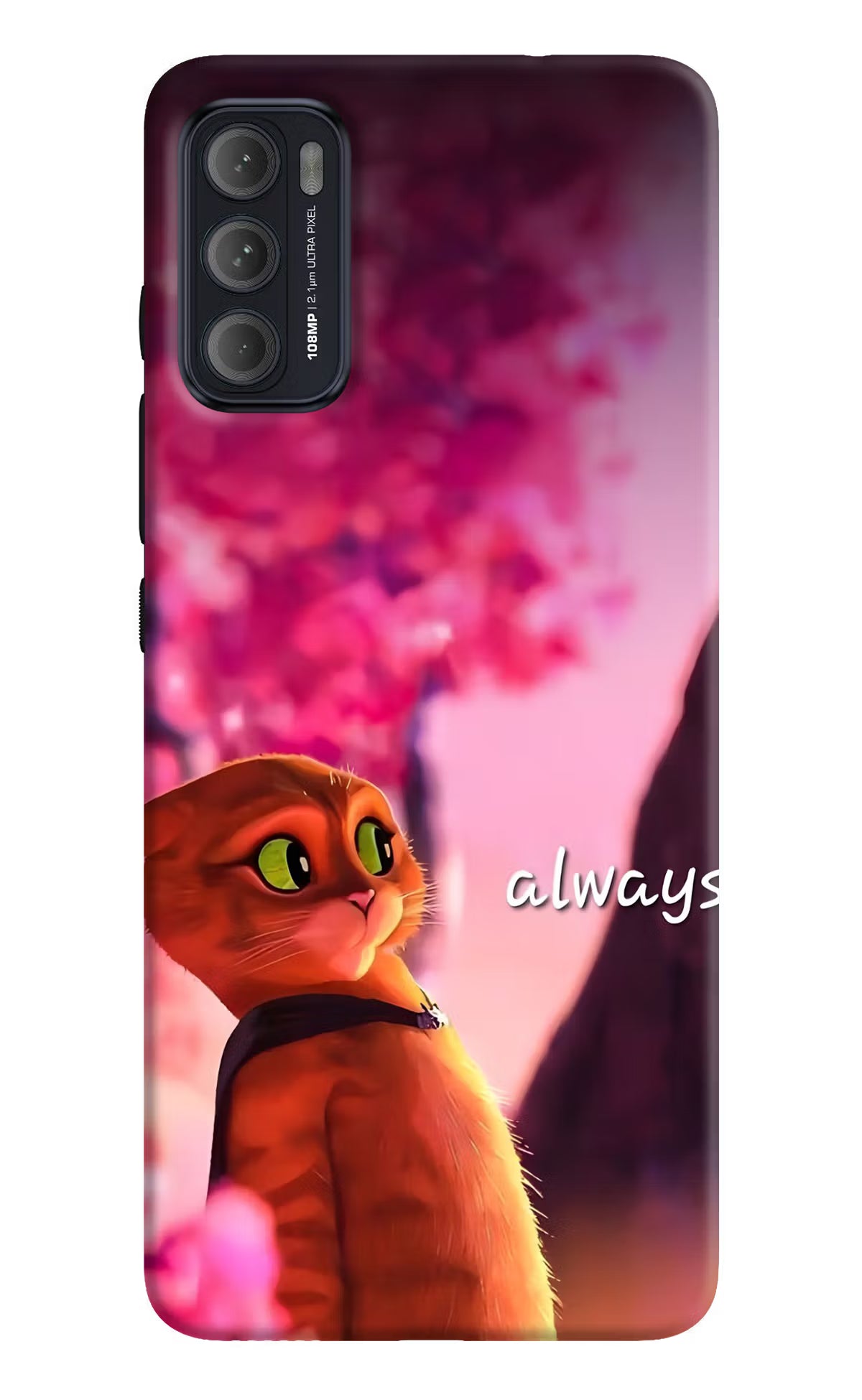 Always Cat Moto G60/G40 Fusion Back Cover - Always Cat Moto G60/G40 Fusion Back Cover Always Cat Moto G60/G40 Fusion Back Cover