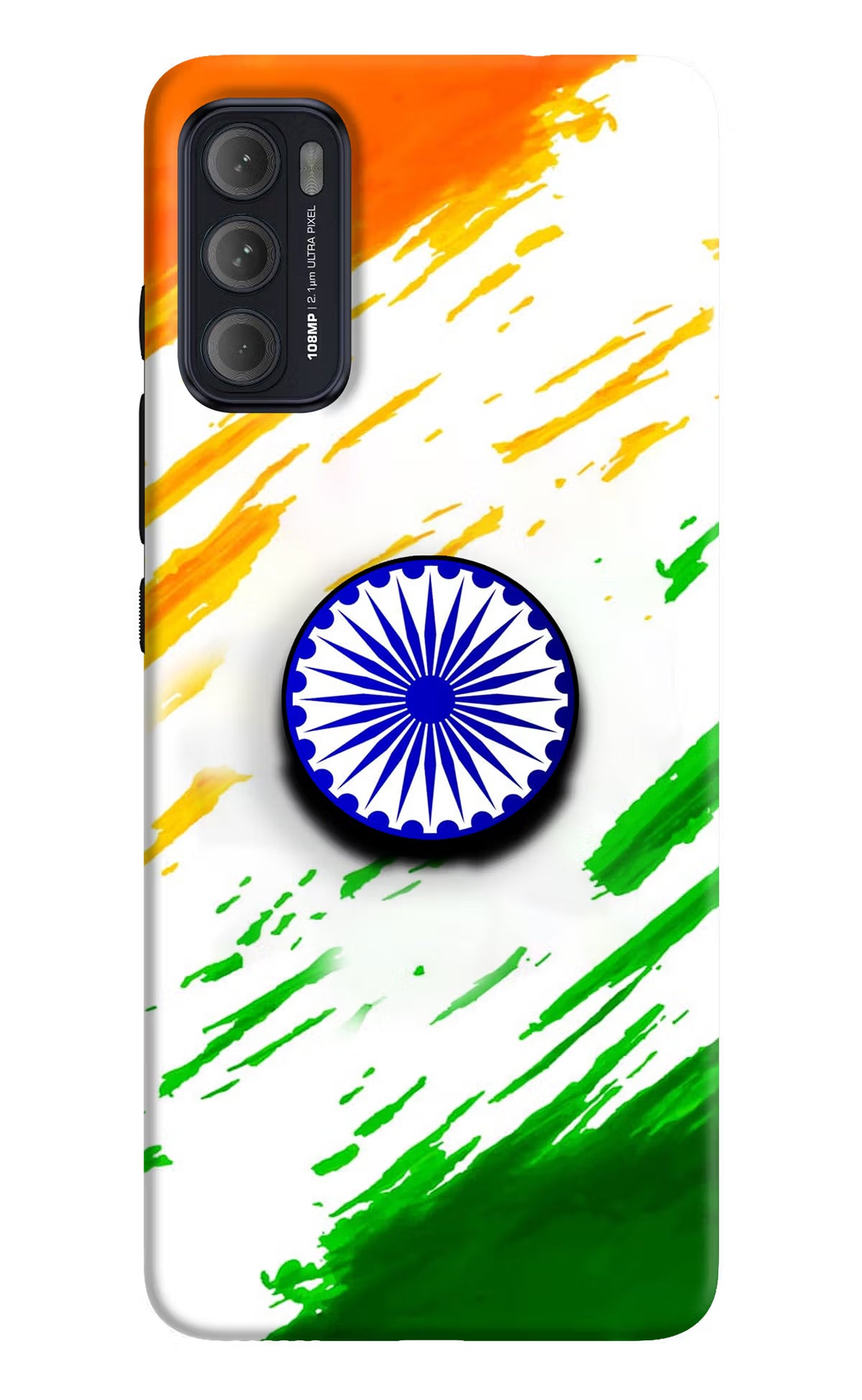 Indian Flag Ashoka Chakra Moto G60/G40 Fusion Pop Case