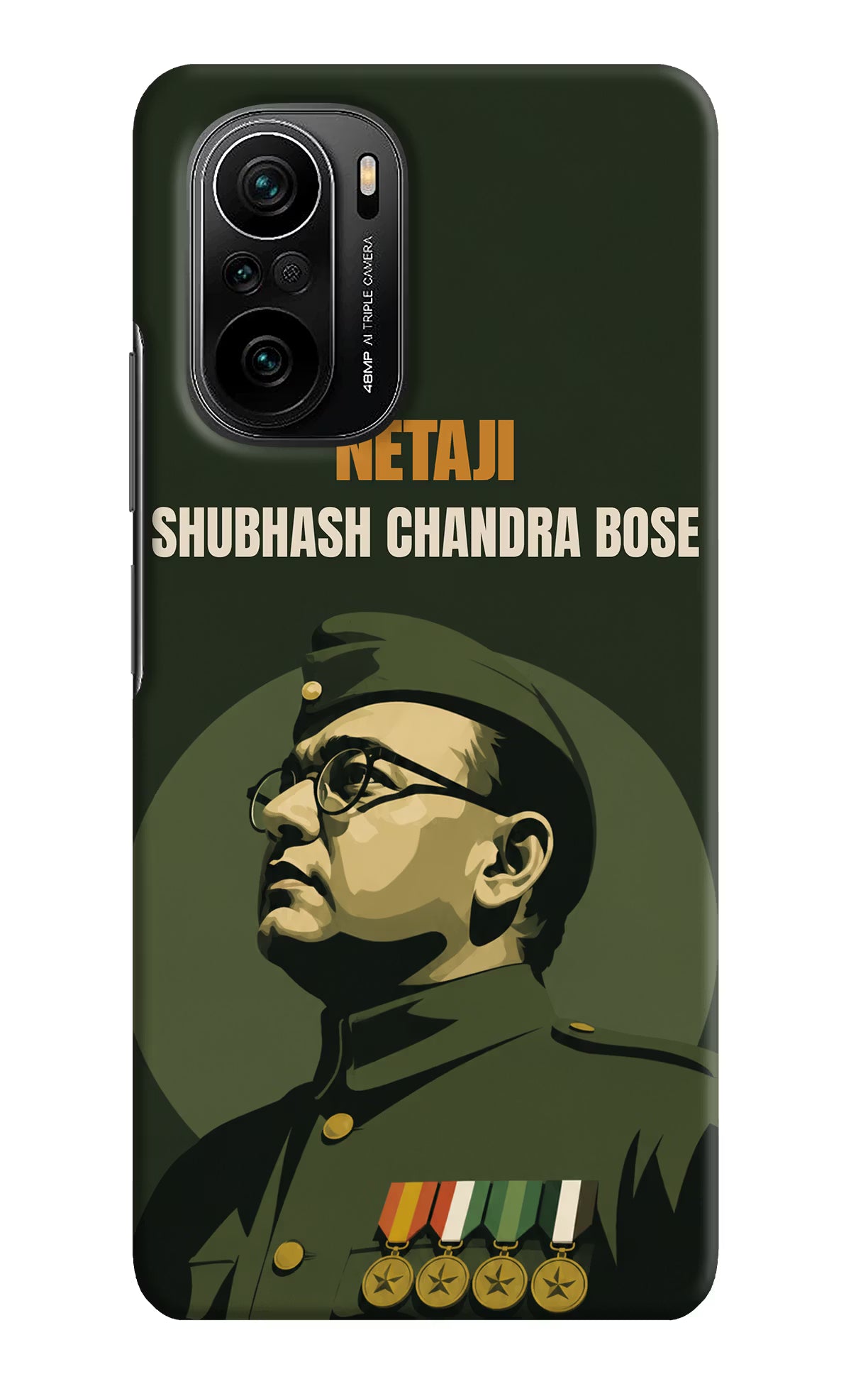 Netaji Legacy Mi 11X/11X Pro Back Cover - Netaji Legacy Mi 11X/11X Pro Back Cover Netaji Legacy Mi 11X/11X Pro Back Cover