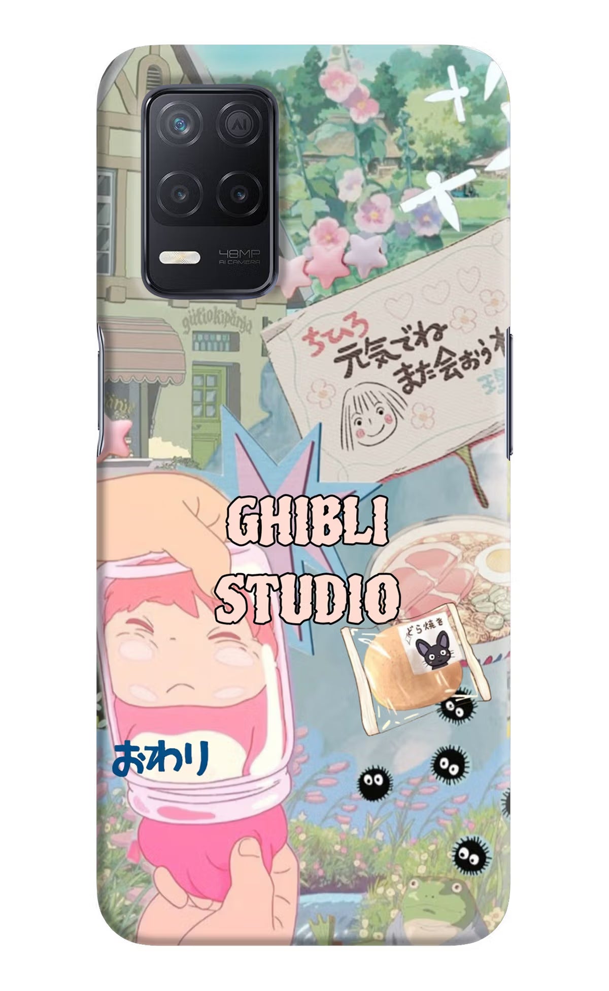 Studio Ghibli Realme 8 5G/8s 5G Back Cover - Studio Ghibli Realme 8 5G/8s 5G Back Cover Studio Ghibli Realme 8 5G/8s 5G Back Cover