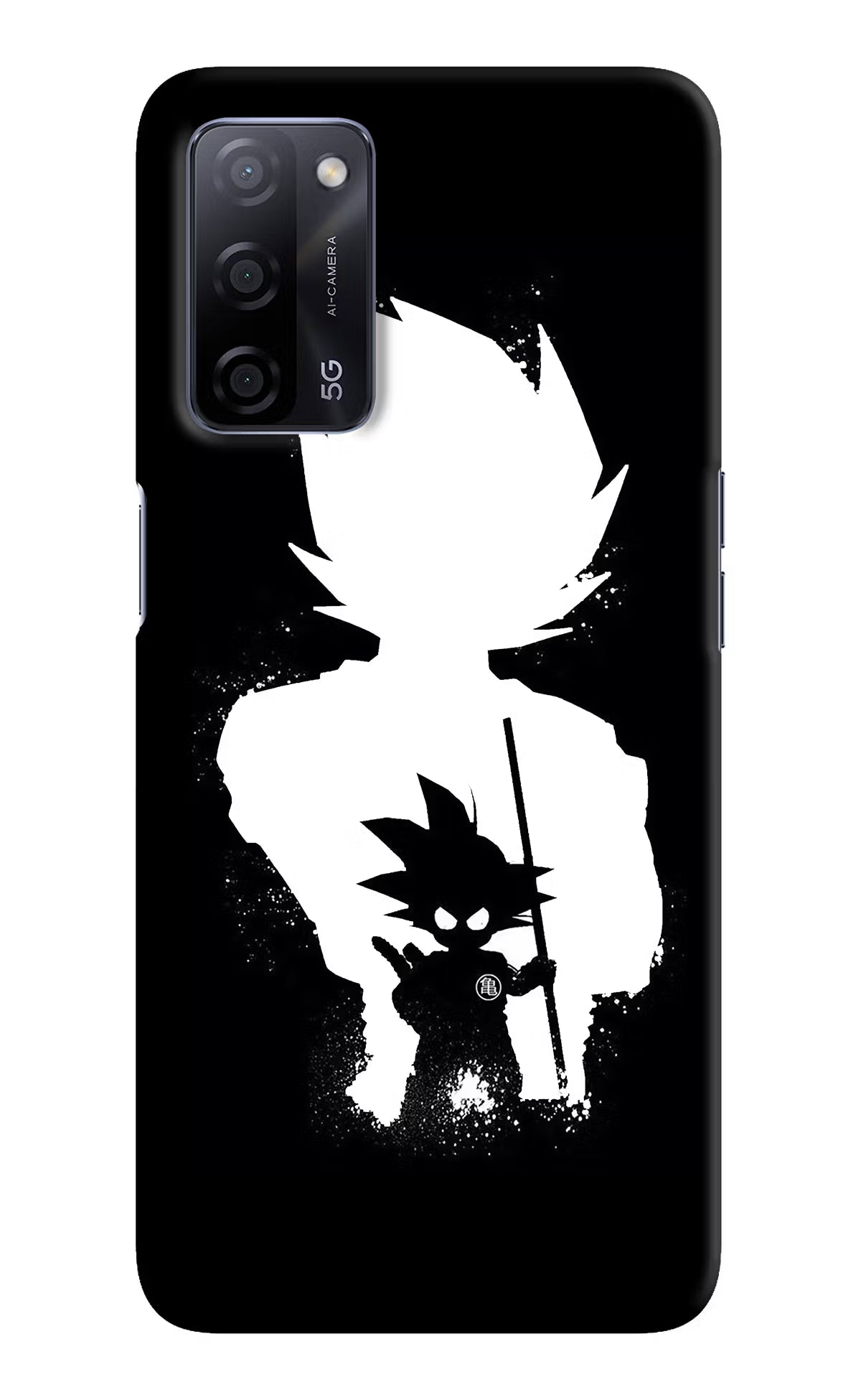 Goku Shadow Oppo A53s 5G Back Cover - Goku Shadow Oppo A53s 5G Hard Case Back Cover by Casekaro Goku Shadow Oppo A53s 5G Hard Case Back Cover by Casekaro