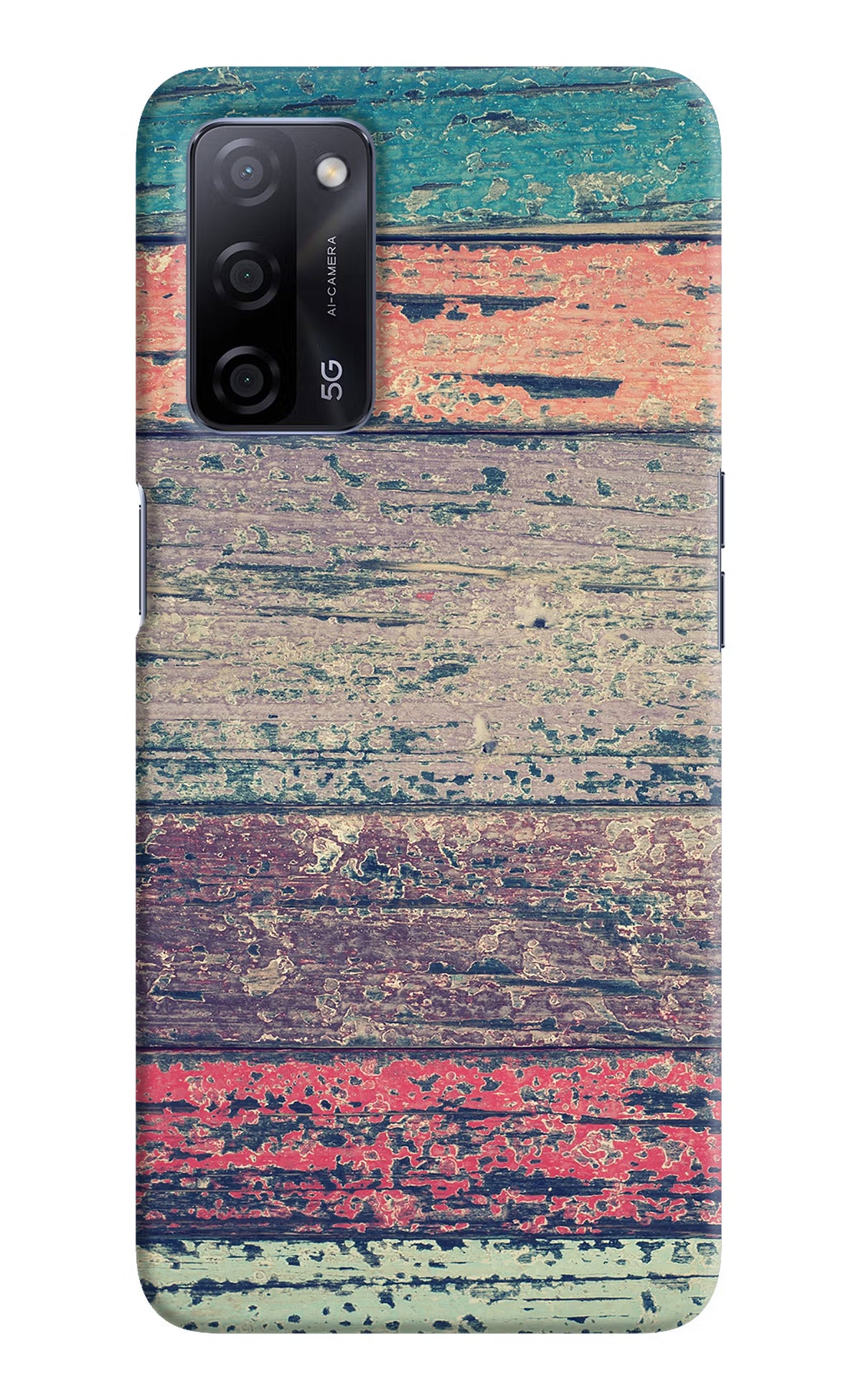 Colourful Wall Oppo A53s 5G Back Cover - Colourful Wall Oppo A53s 5G Hard Case Back Cover by Casekaro Colourful Wall Oppo A53s 5G Hard Case Back Cover by Casekaro