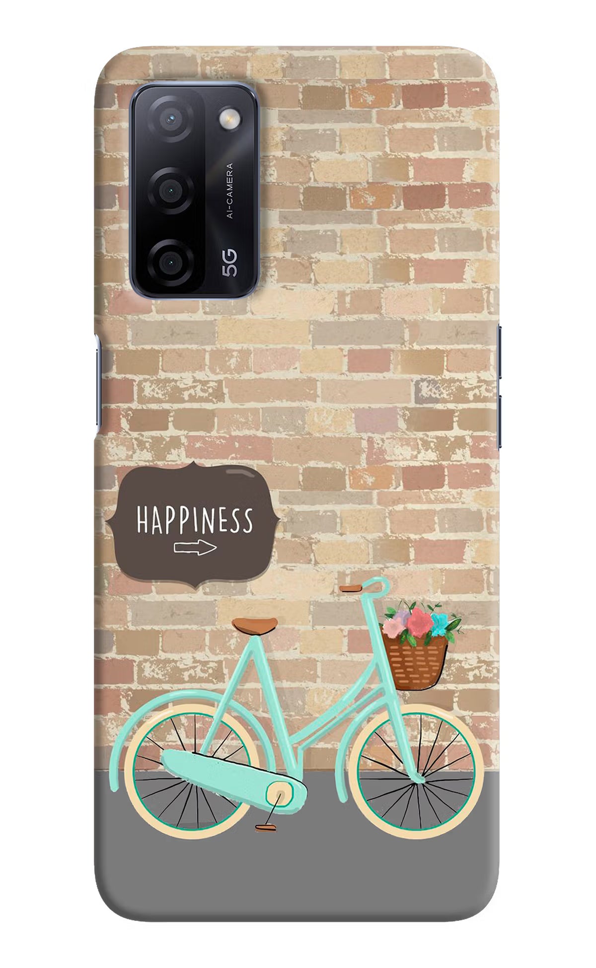 Happiness Artwork Oppo A53s 5G Back Cover - Happiness Artwork Oppo A53s 5G Hard Case Back Cover by Casekaro Happiness Artwork Oppo A53s 5G Hard Case Back Cover by Casekaro