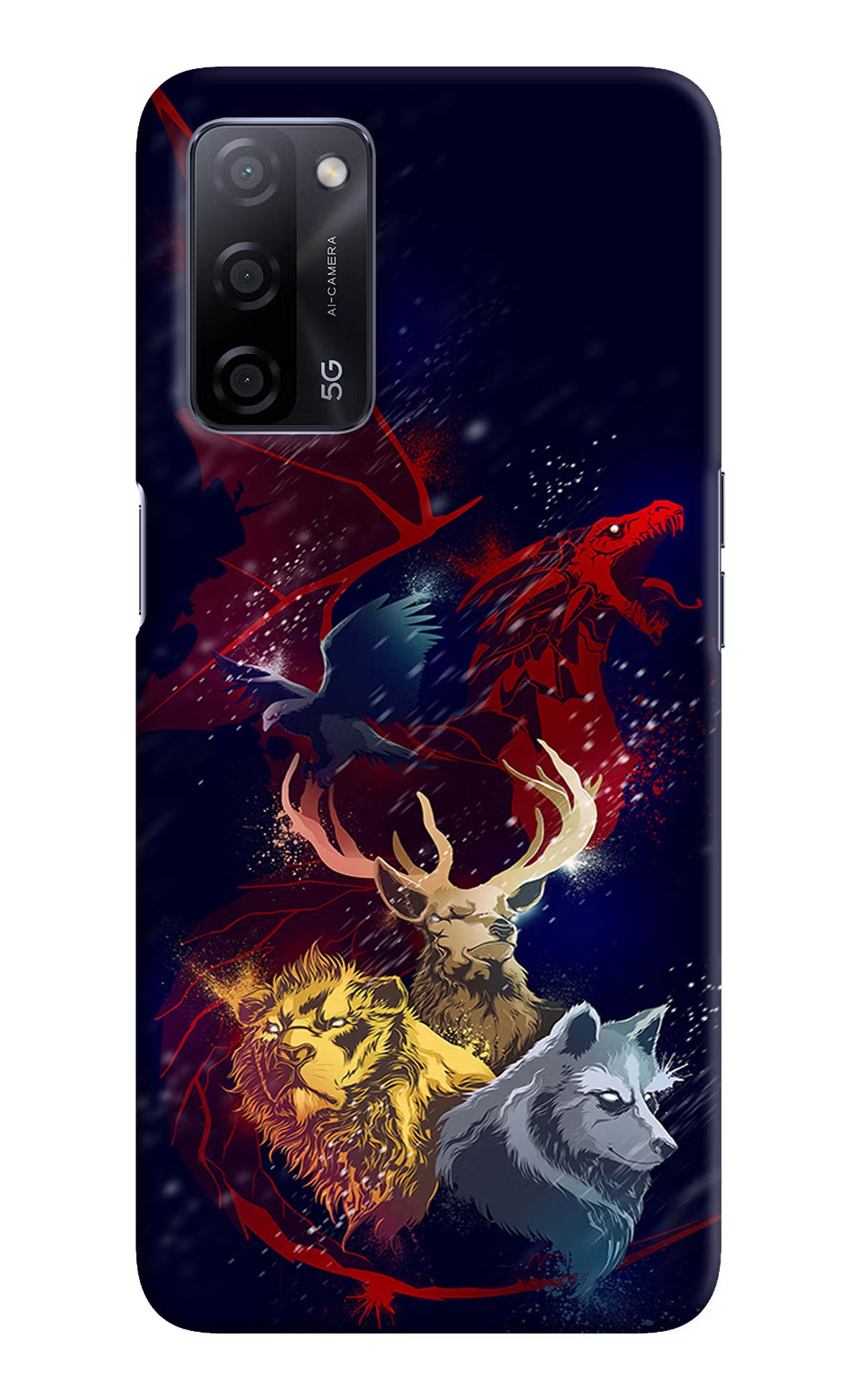 Game Of Thrones Oppo A53s 5G Back Cover - Game Of Thrones Oppo A53s 5G Hard Case Back Cover by Casekaro Game Of Thrones Oppo A53s 5G Hard Case Back Cover by Casekaro