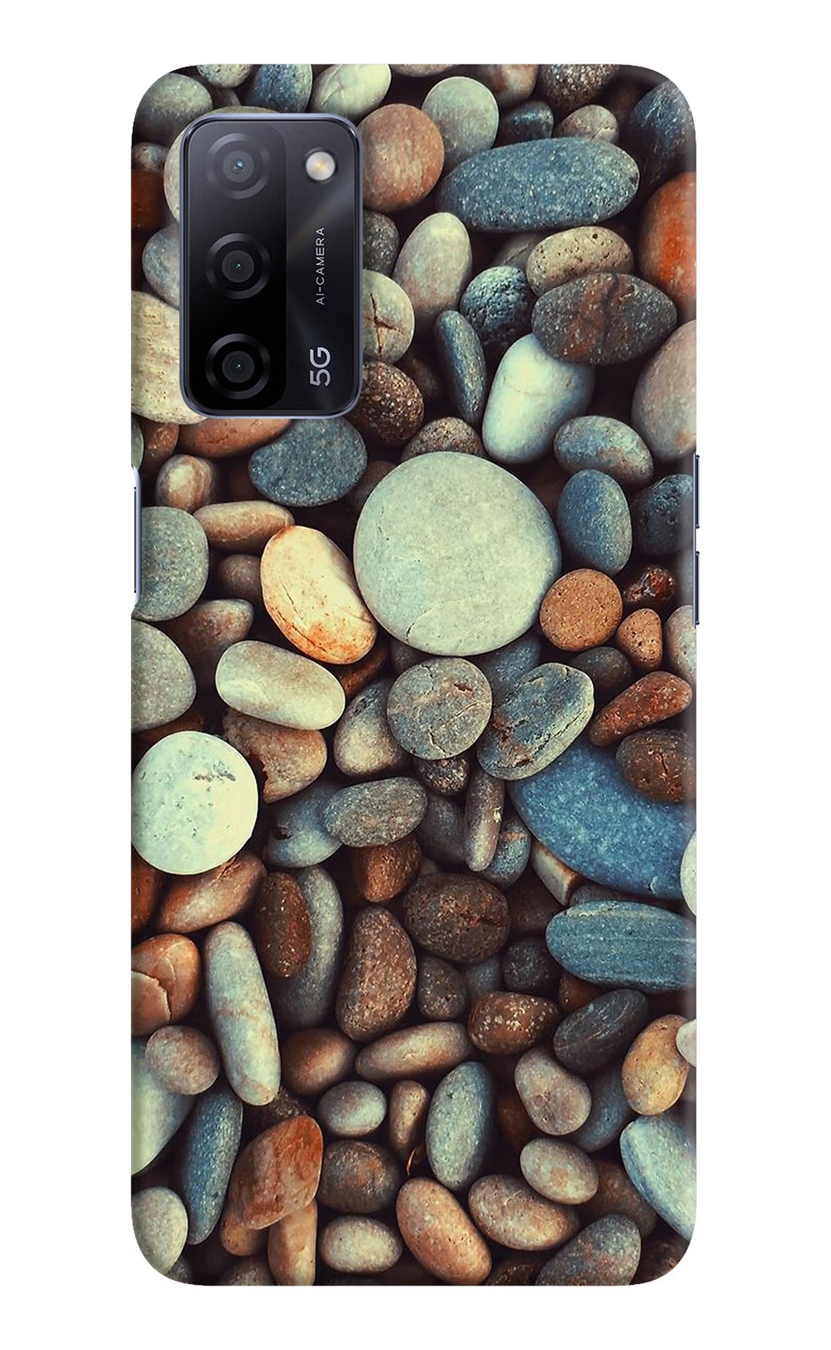 Pebble Oppo A53s 5G Back Cover - Pebble Oppo A53s 5G Hard Case Back Cover by Casekaro Pebble Oppo A53s 5G Hard Case Back Cover by Casekaro
