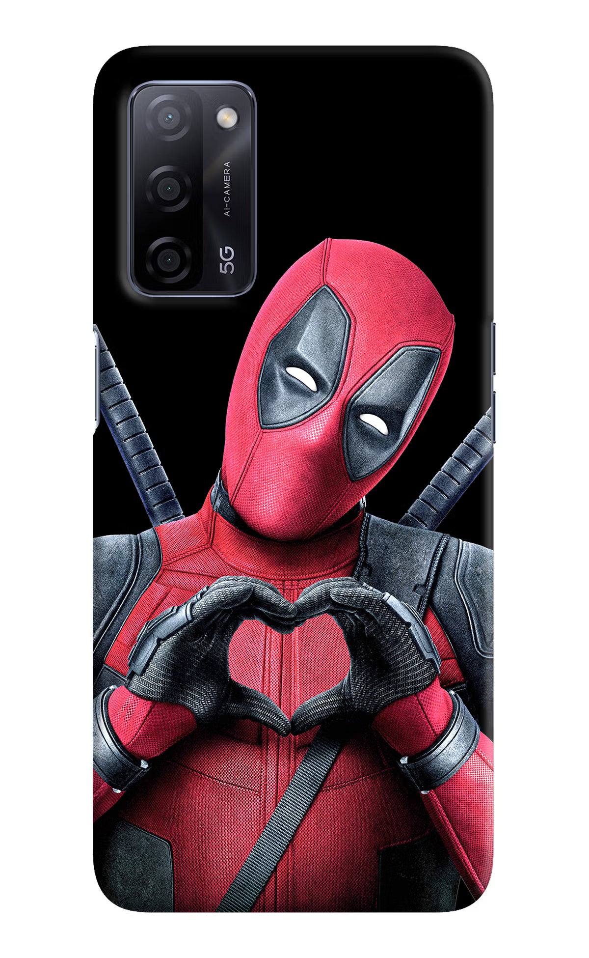 Deadpool Oppo A53s 5G Back Cover - Deadpool Oppo A53s 5G Hard Case Back Cover by Casekaro Deadpool Oppo A53s 5G Hard Case Back Cover by Casekaro