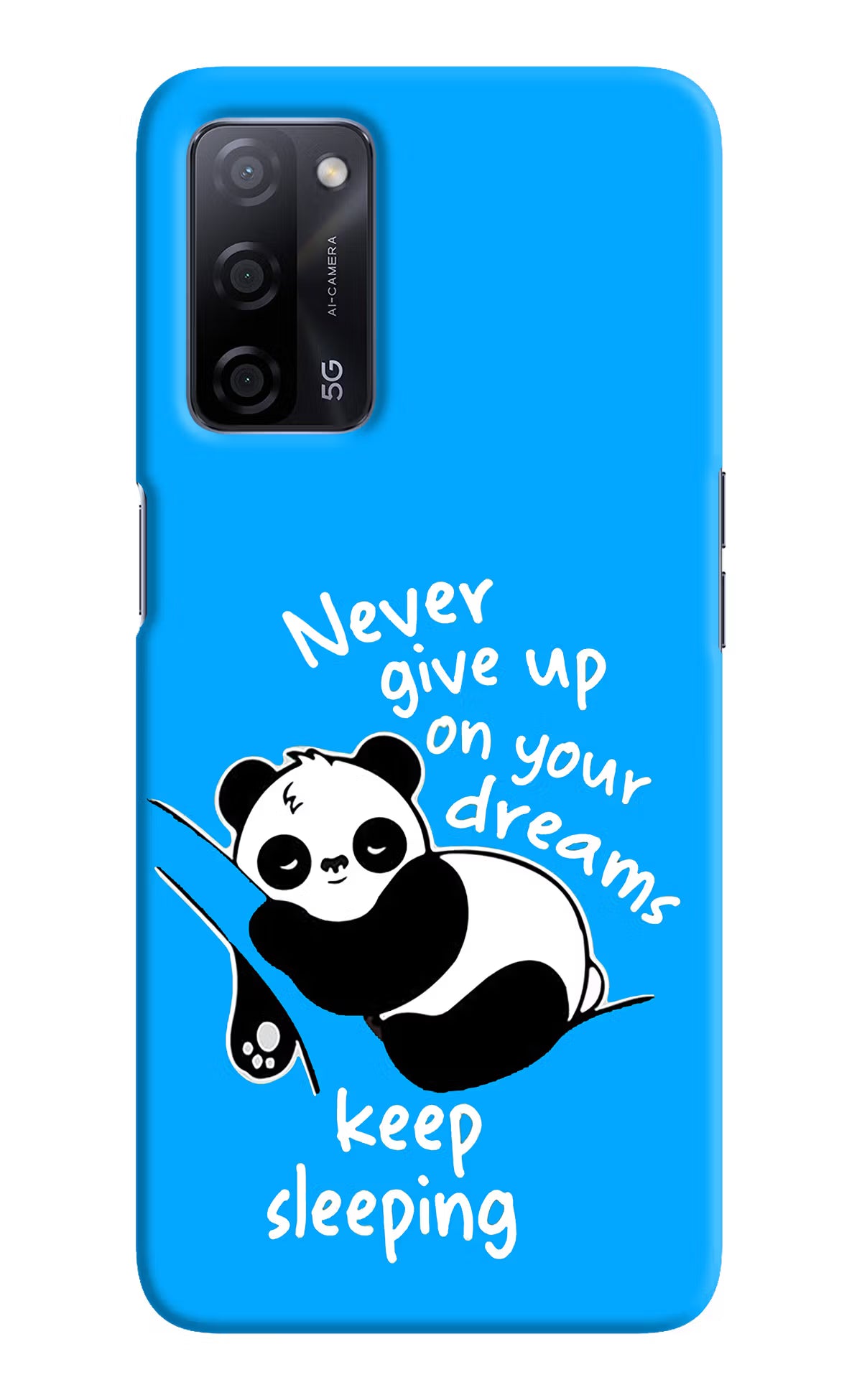 Keep Sleeping Oppo A53s 5G Back Cover - Keep Sleeping Oppo A53s 5G Hard Case Back Cover by Casekaro Keep Sleeping Oppo A53s 5G Hard Case Back Cover by Casekaro