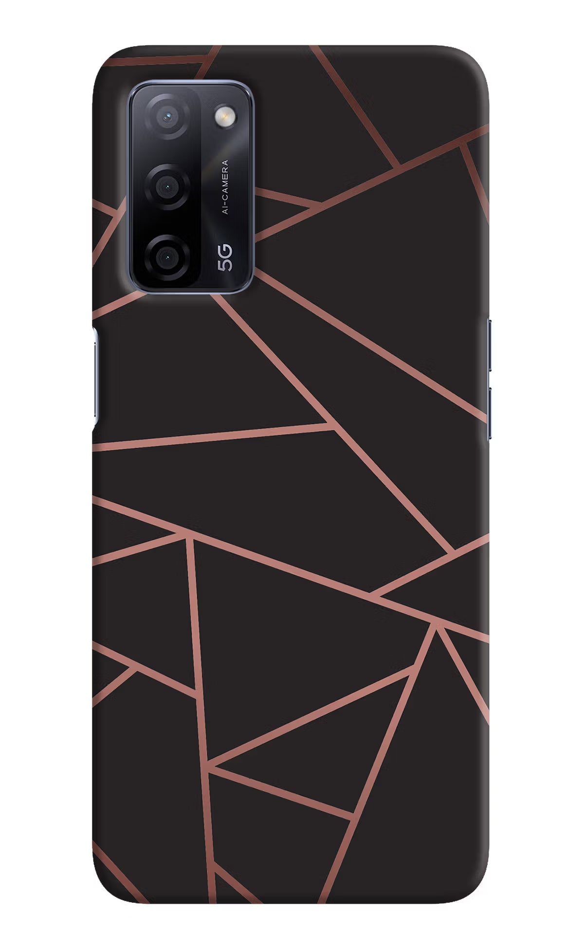 Geometric Pattern Oppo A53s 5G Back Cover - Geometric Pattern Oppo A53s 5G Hard Case Back Cover by Casekaro Geometric Pattern Oppo A53s 5G Hard Case Back Cover by Casekaro