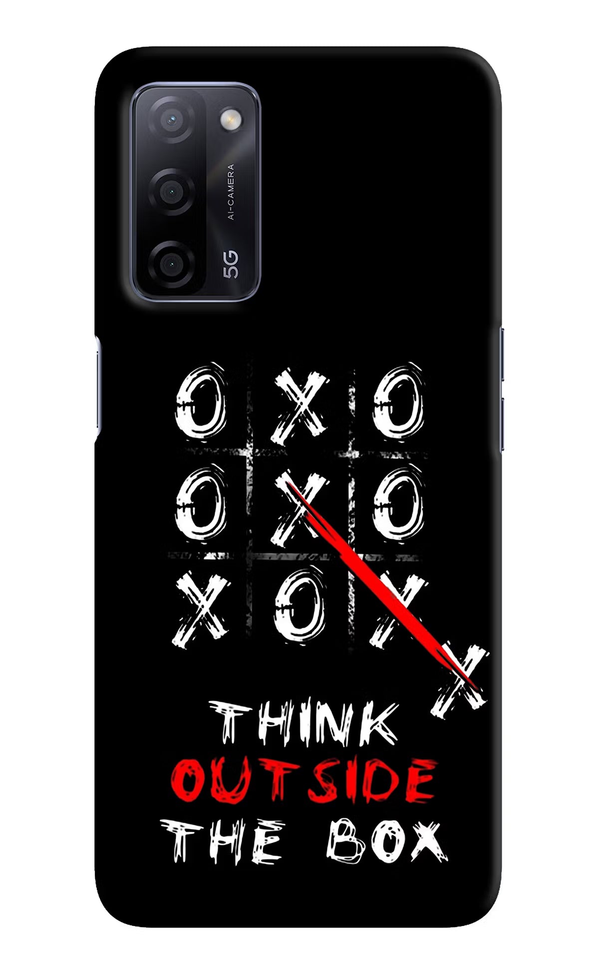 Think out of the BOX Oppo A53s 5G Back Cover - Think out of the BOX Oppo A53s 5G Hard Case Back Cover by Casekaro Think out of the BOX Oppo A53s 5G Hard Case Back Cover by Casekaro