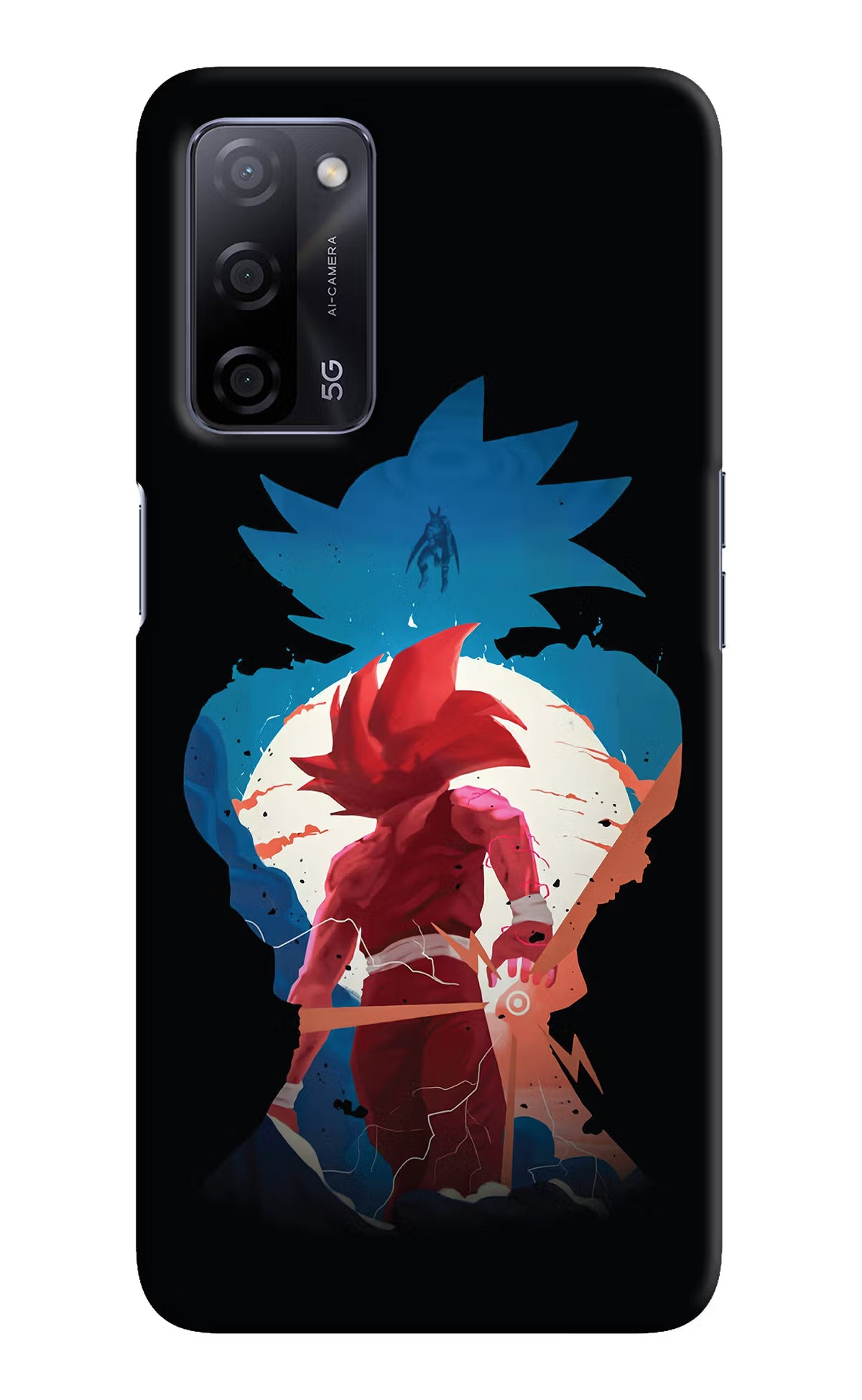 Goku Oppo A53s 5G Back Cover - Goku Oppo A53s 5G Hard Case Back Cover by Casekaro Goku Oppo A53s 5G Hard Case Back Cover by Casekaro