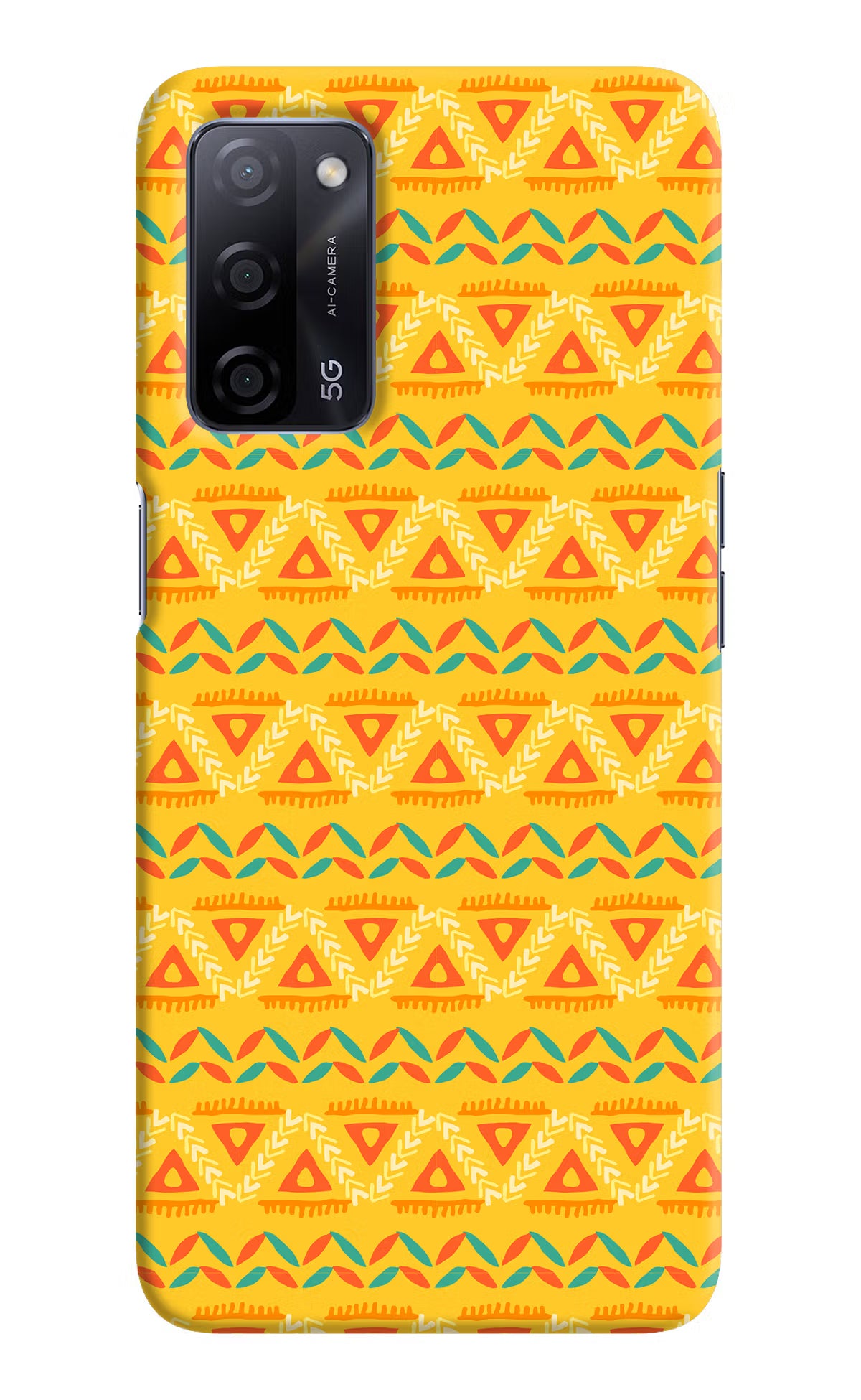 Tribal Pattern Oppo A53s 5G Back Cover - Tribal Pattern Oppo A53s 5G Hard Case Back Cover by Casekaro Tribal Pattern Oppo A53s 5G Hard Case Back Cover by Casekaro