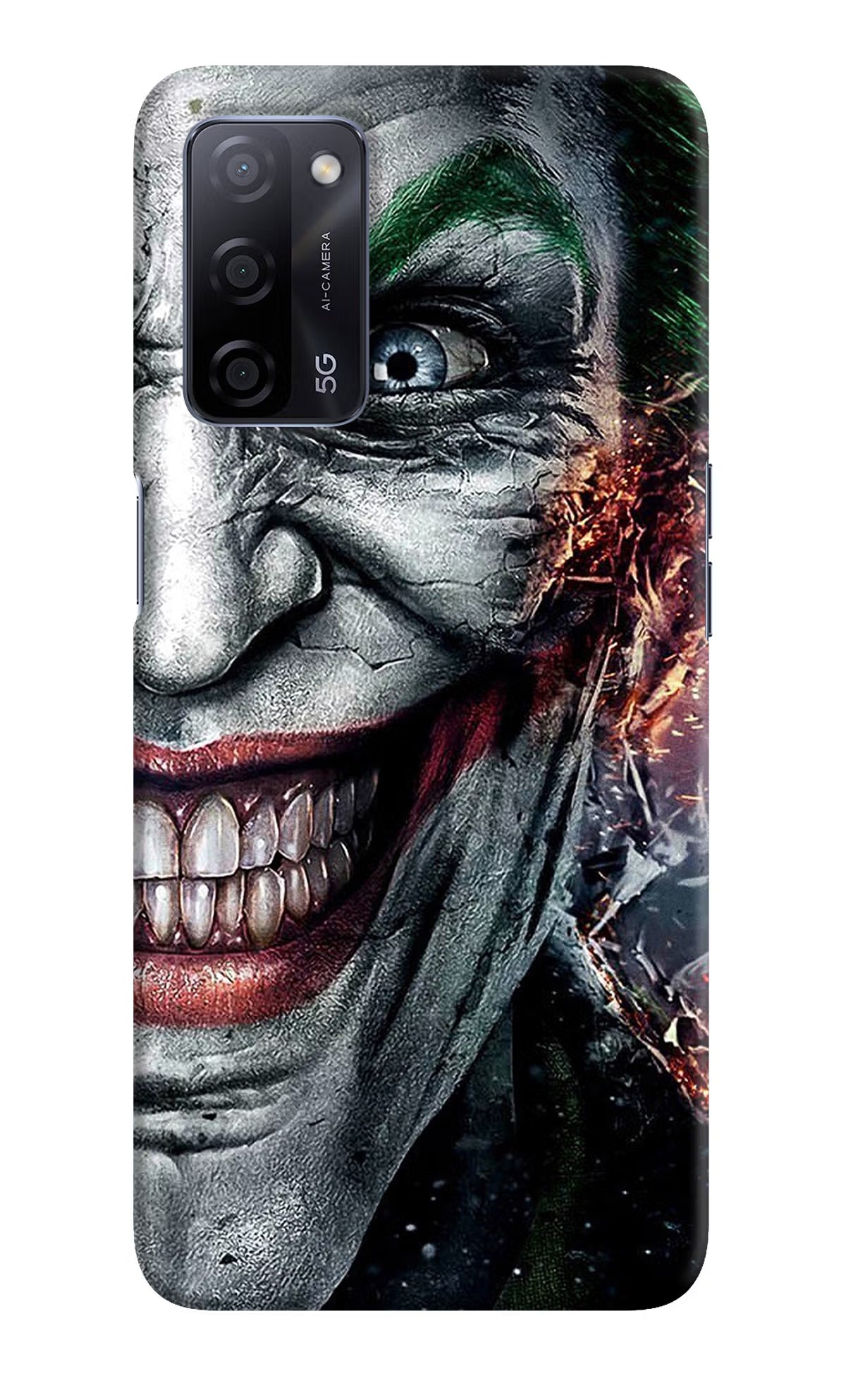 Joker Cam Oppo A53s 5G Back Cover - Joker Cam Oppo A53s 5G Hard Case Back Cover by Casekaro Joker Cam Oppo A53s 5G Hard Case Back Cover by Casekaro
