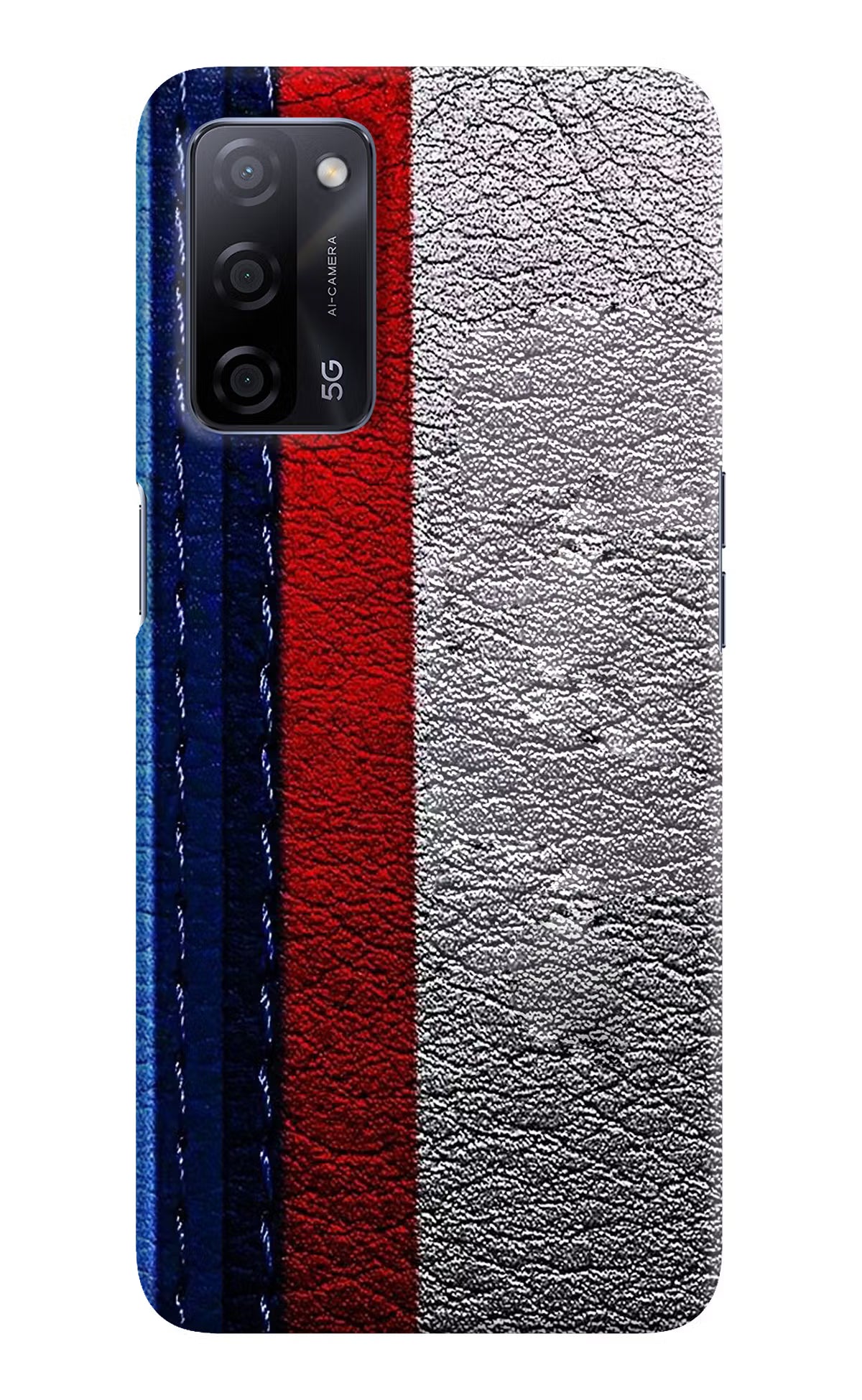 BMW Stripes Oppo A53s 5G Back Cover - BMW Stripes Oppo A53s 5G Hard Case Back Cover by Casekaro BMW Stripes Oppo A53s 5G Hard Case Back Cover by Casekaro