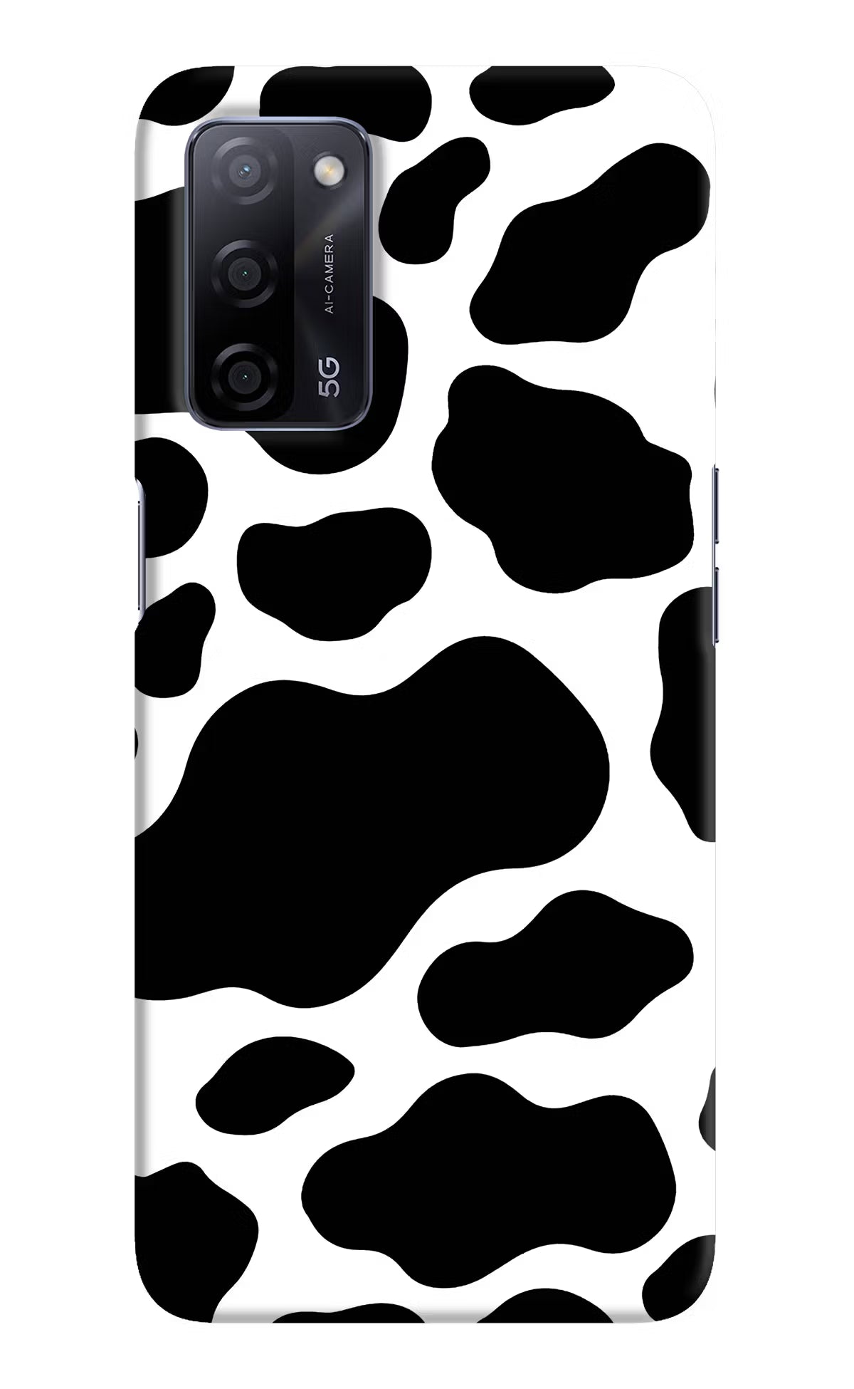 Cow Spots Oppo A53s 5G Back Cover - Cow Spots Oppo A53s 5G Hard Case Back Cover by Casekaro Cow Spots Oppo A53s 5G Hard Case Back Cover by Casekaro