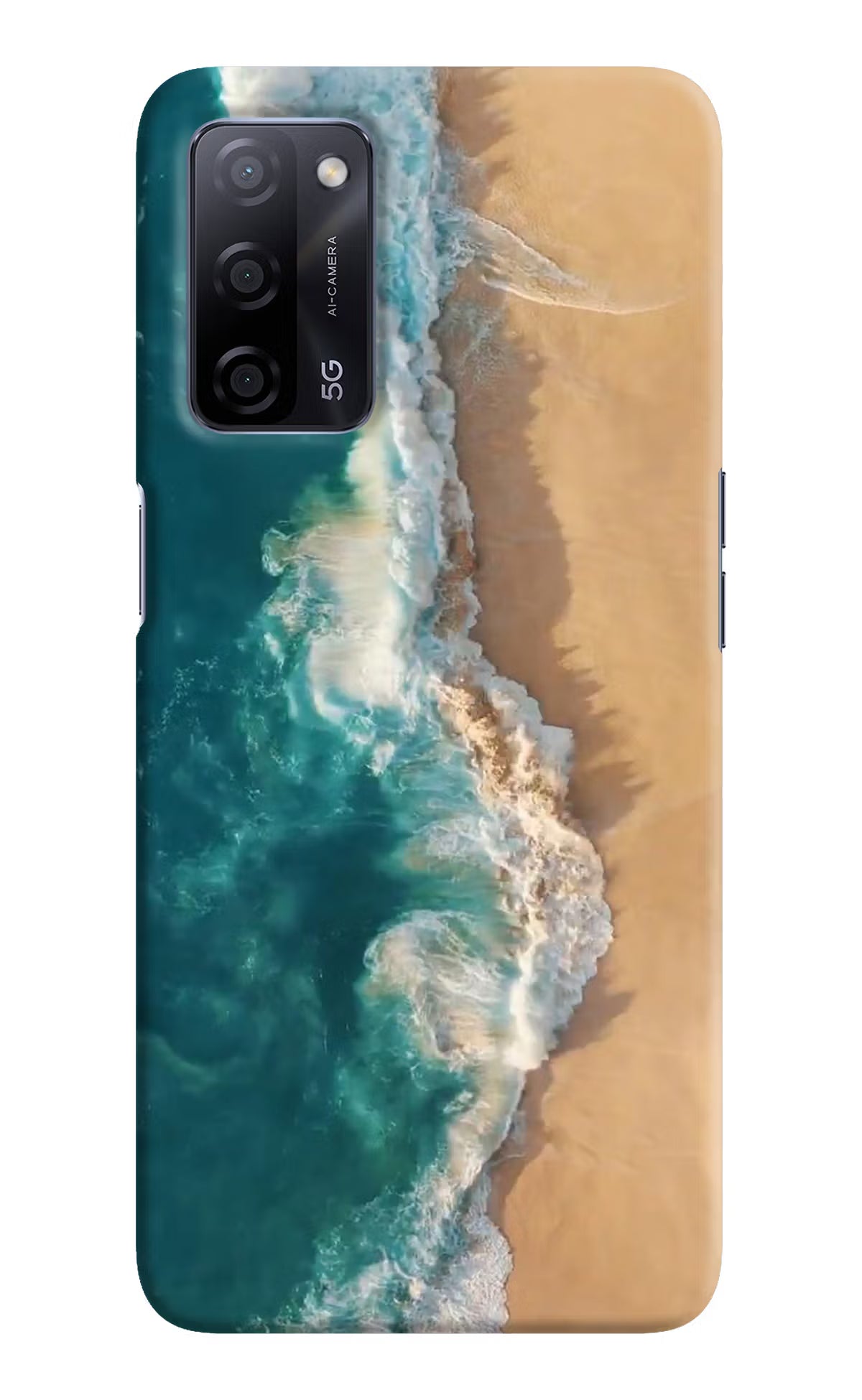 Ocean Beach Oppo A53s 5G Back Cover - Ocean Beach Oppo A53s 5G Hard Case Back Cover by Casekaro Ocean Beach Oppo A53s 5G Hard Case Back Cover by Casekaro