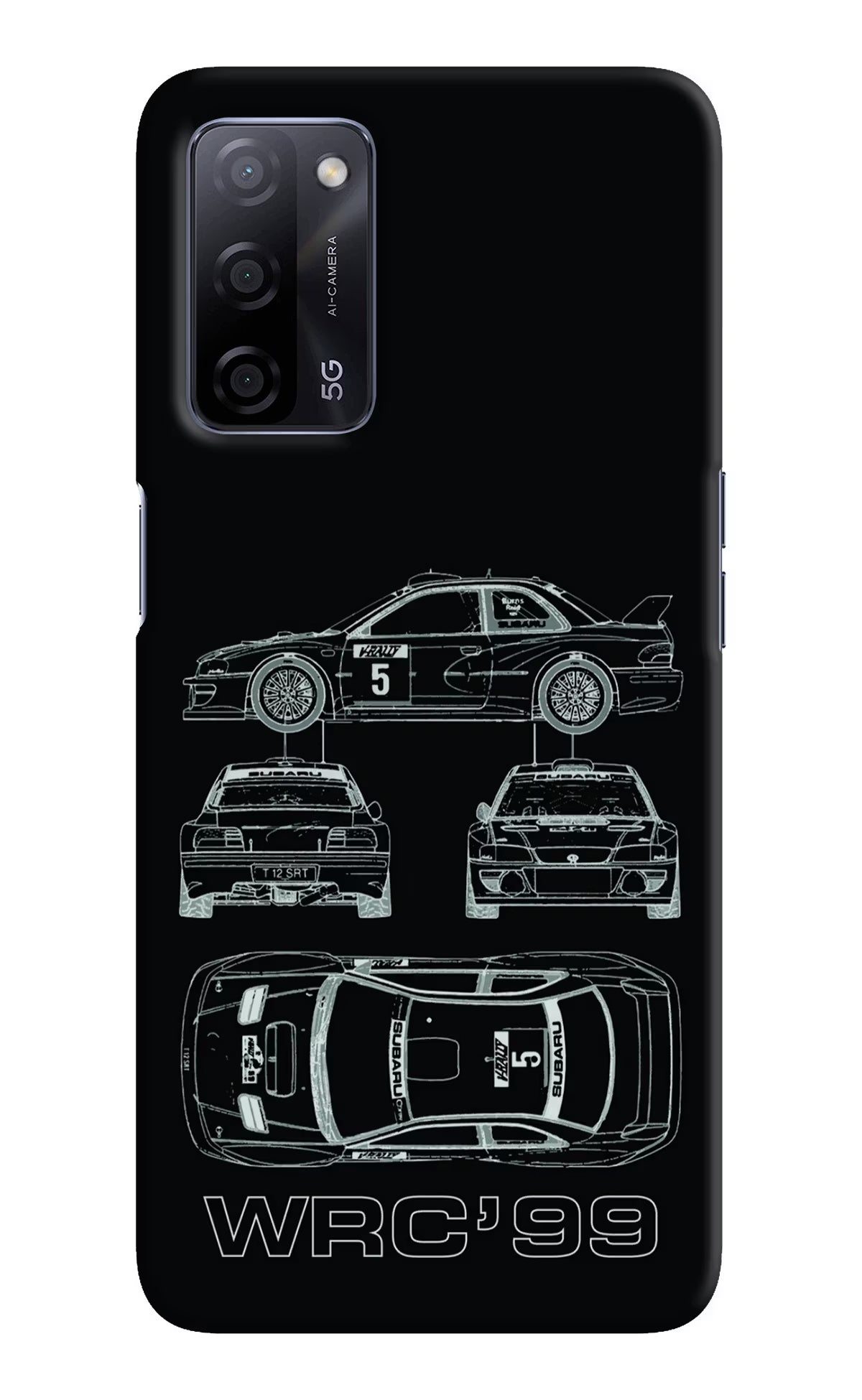 WRC'99 Oppo A53s 5G Back Cover - WRC'99 Oppo A53s 5G Hard Case Back Cover by Casekaro WRC'99 Oppo A53s 5G Hard Case Back Cover by Casekaro