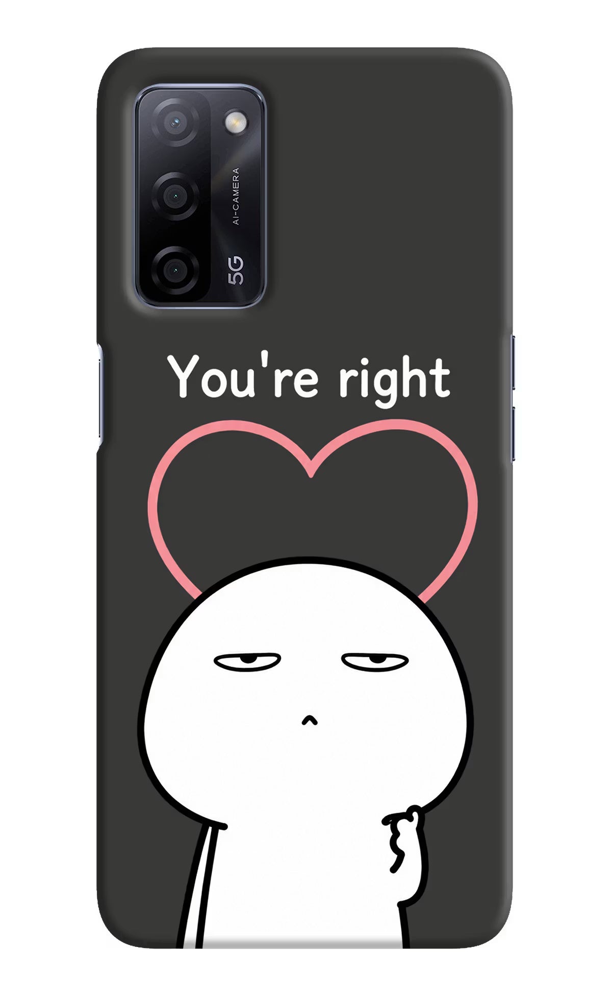 You're Right Oppo A53s 5G Back Cover - You're Right Oppo A53s 5G Back Cover You're Right Oppo A53s 5G Back Cover