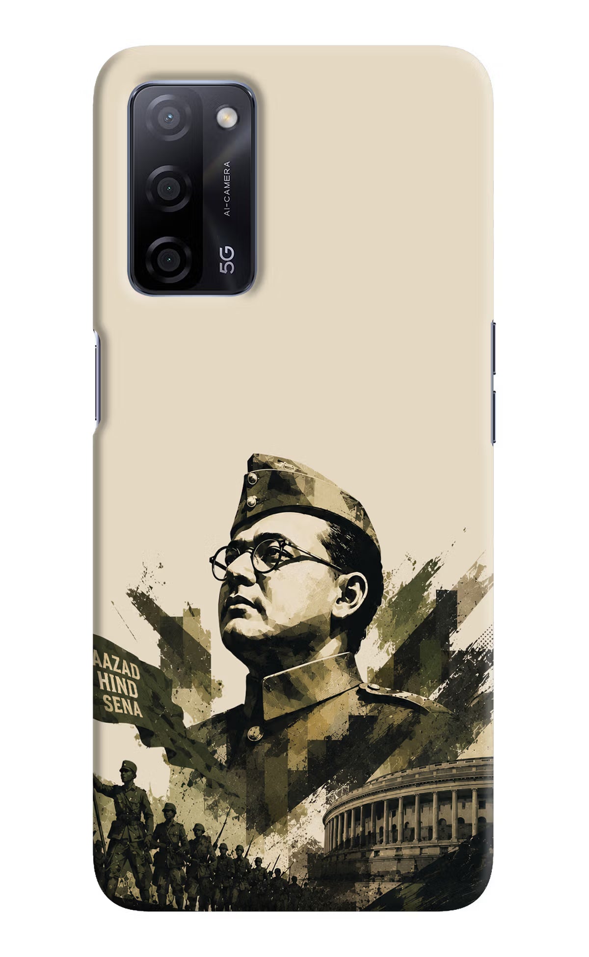 Netaji Rising Oppo A53s 5G Back Cover - Netaji Rising Oppo A53s 5G Back Cover Netaji Rising Oppo A53s 5G Back Cover
