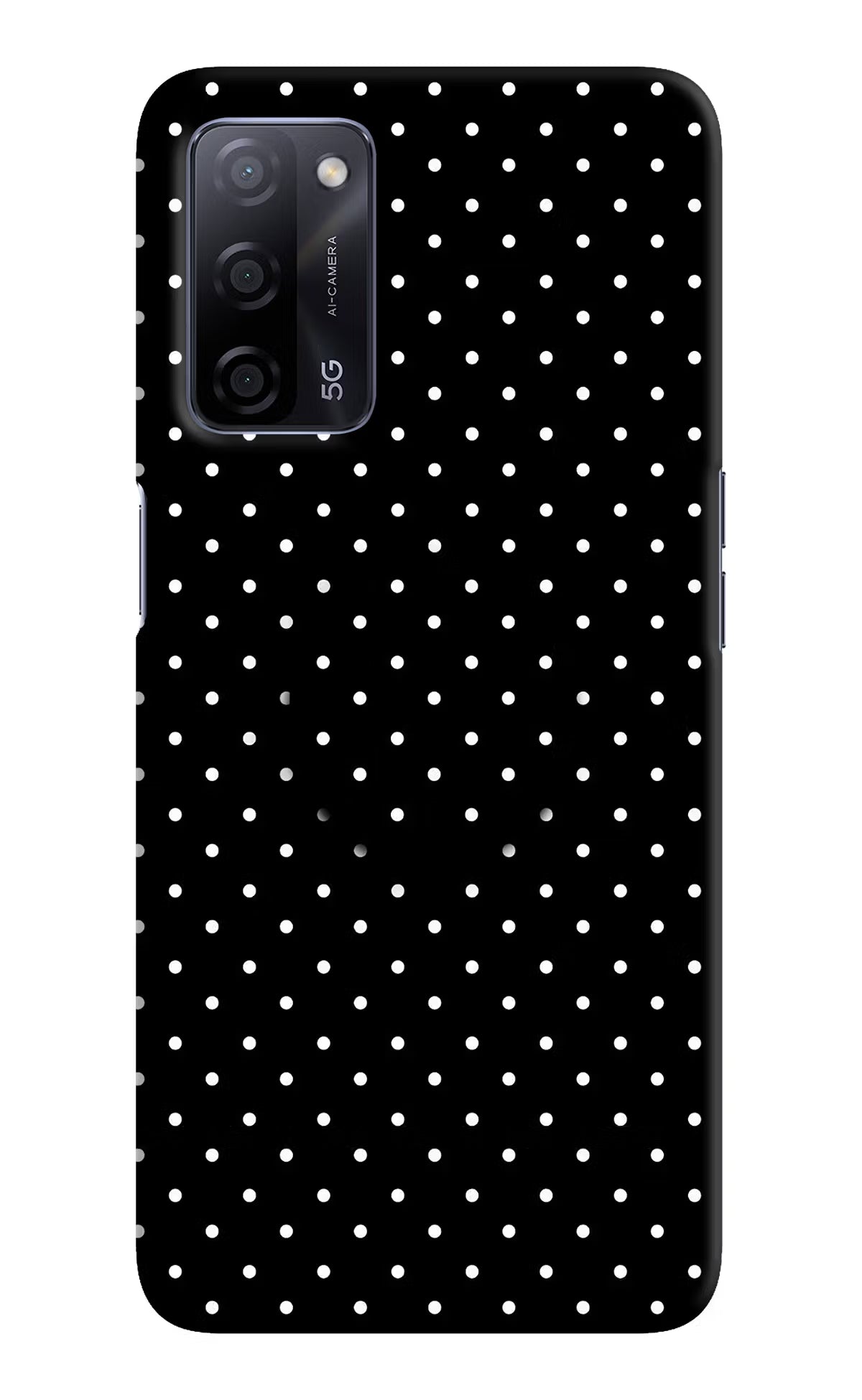 White Dots Oppo A53s 5G Pop Case - White Dots Oppo A53s 5G Pop Case by Casekaro White Dots Oppo A53s 5G Pop Case by Casekaro