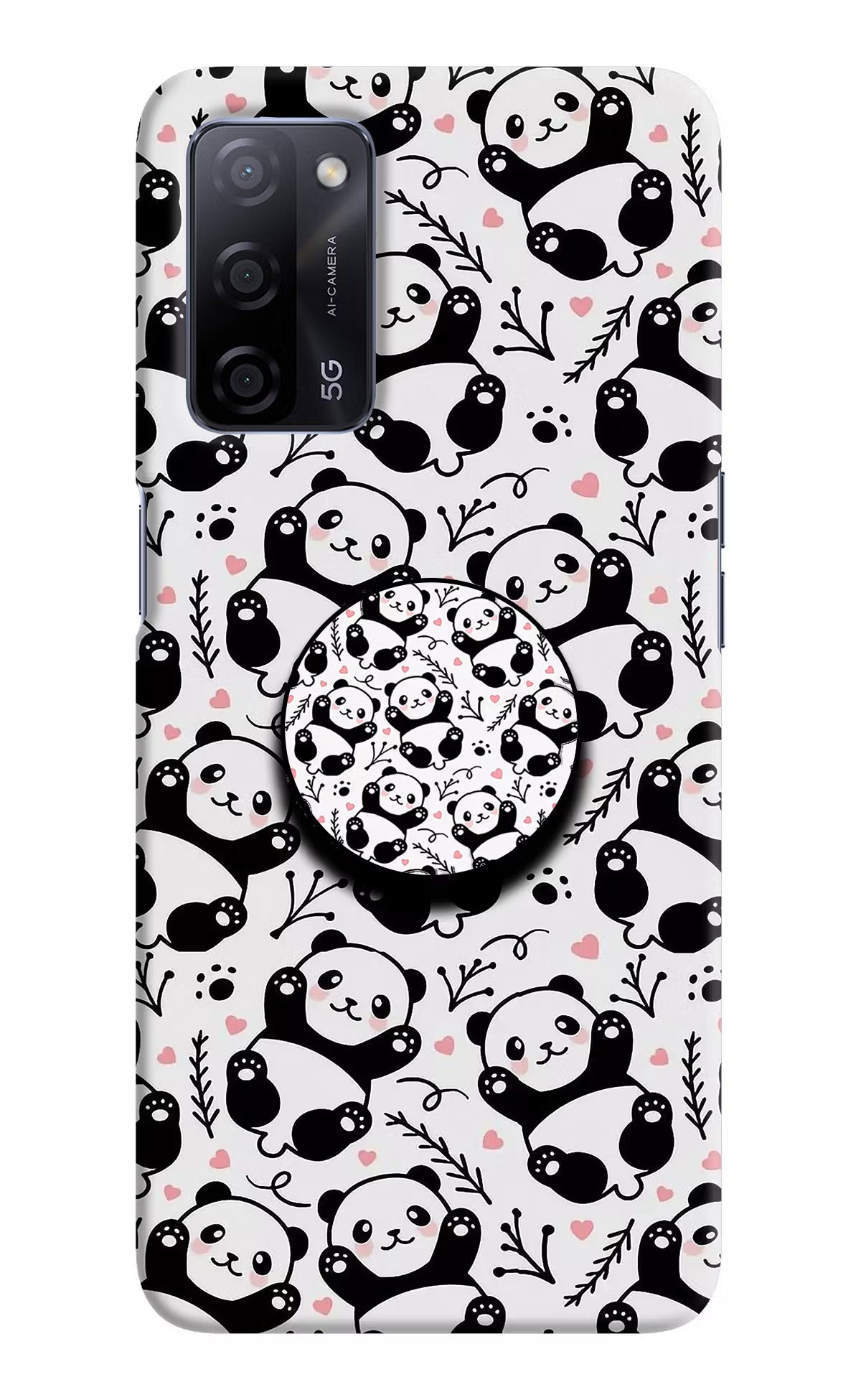 Cute Panda Oppo A53s 5G Pop Case - Cute Panda Oppo A53s 5G Pop Case by Casekaro Cute Panda Oppo A53s 5G Pop Case by Casekaro