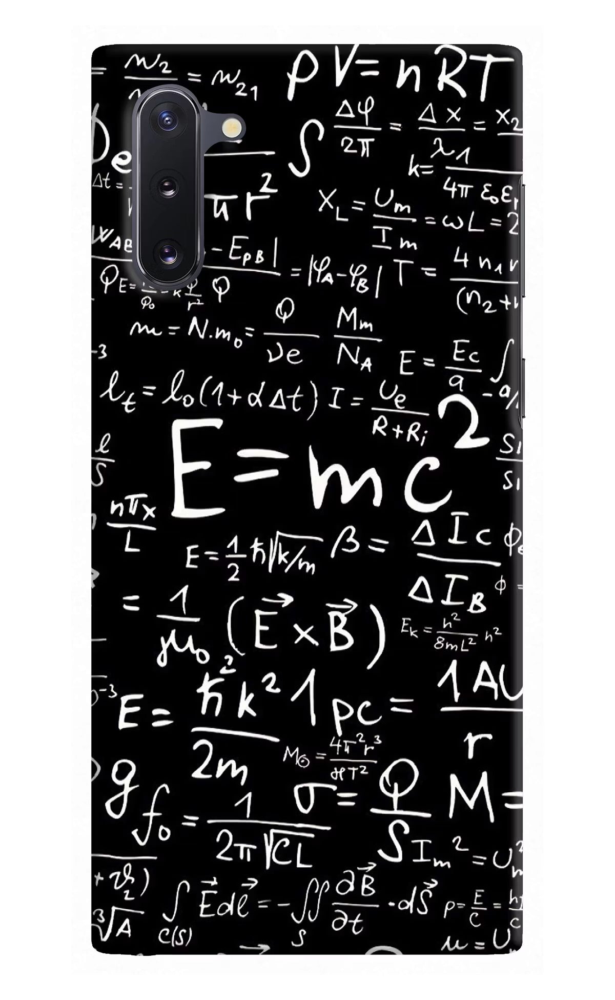 Physics Formula Samsung Note 10 Back Cover - Physics Formula Samsung Note 10 Hard Case Back Cover by Casekaro Physics Formula Samsung Note 10 Hard Case Back Cover by Casekaro