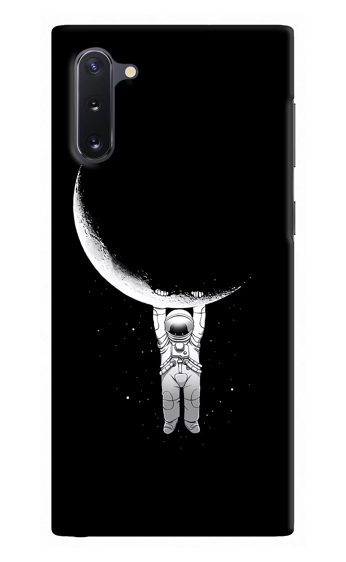Moon Space Samsung Note 10 Back Cover - Moon Space Samsung Note 10 Hard Case Back Cover by Casekaro Moon Space Samsung Note 10 Hard Case Back Cover by Casekaro